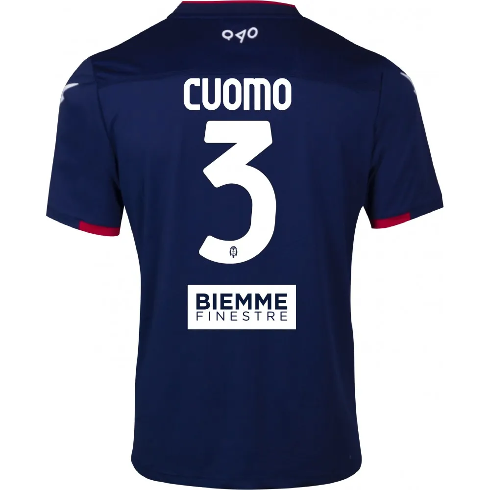 4 MAGLIA FC CROTONE BLU  ROSSA 2020/21 SERIE A (con patch serie A)