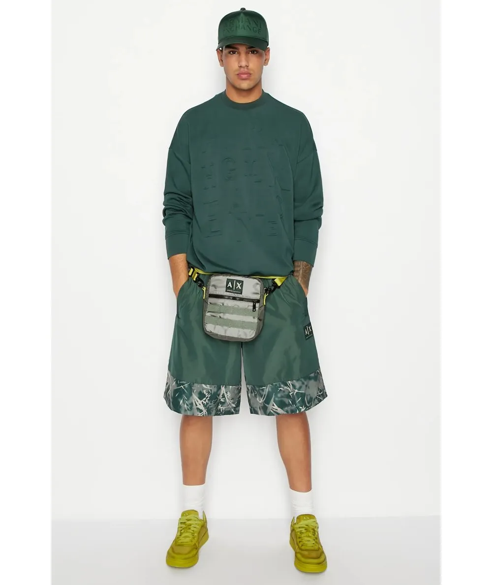 ARMANI EXCHANGE UOMO--Felpa girocollo in misto modal