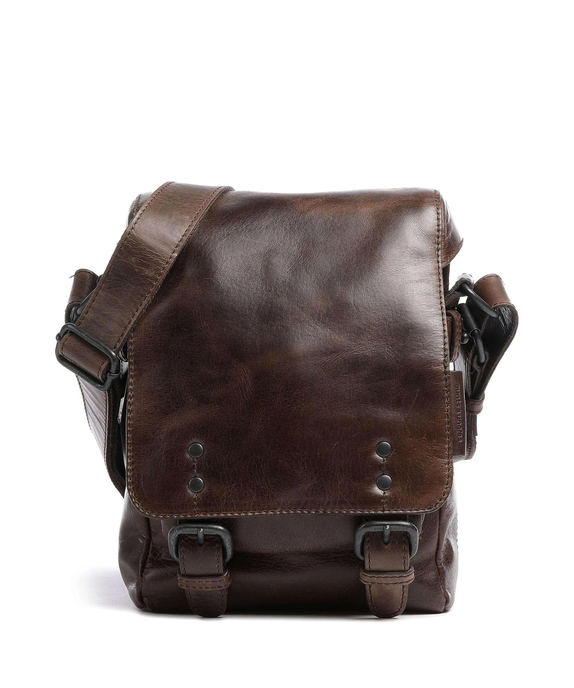  Aunts & Uncles The Workmates Boss Borsa a tracolla pelle di bufalo marrone scuro  