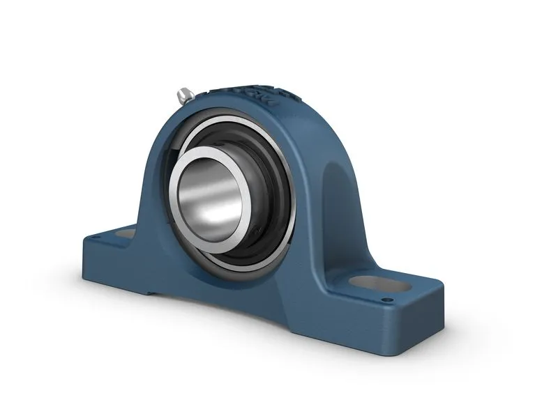 Blocco di supporto per cuscinetti, SKF SYJ 75 TF, Ø interno 75mm, lungo 275mm, alto 165.5mm, in Acciaio