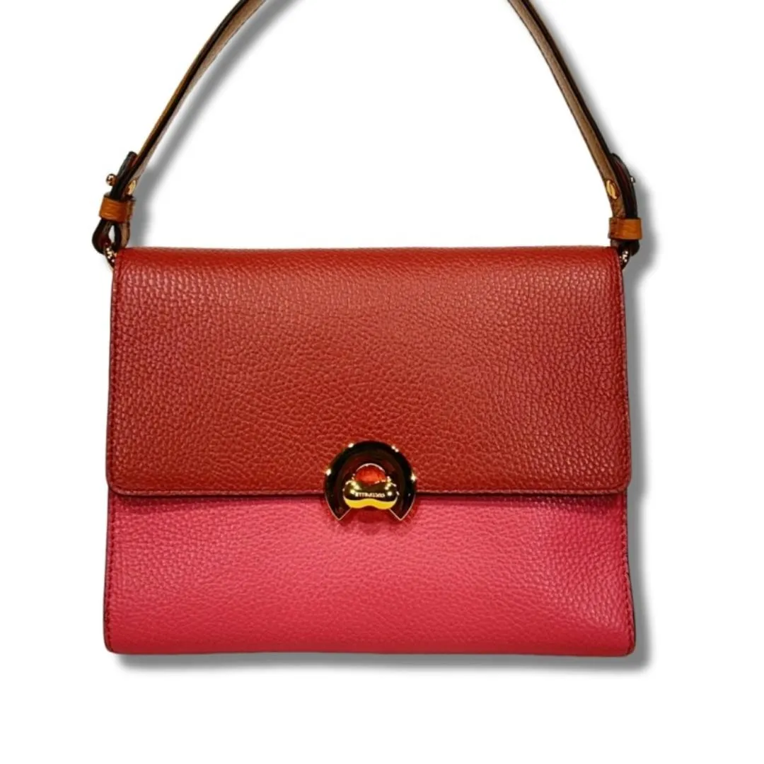 Borsa a Spalla con Tracolla in Pelle Binxie Tricolor