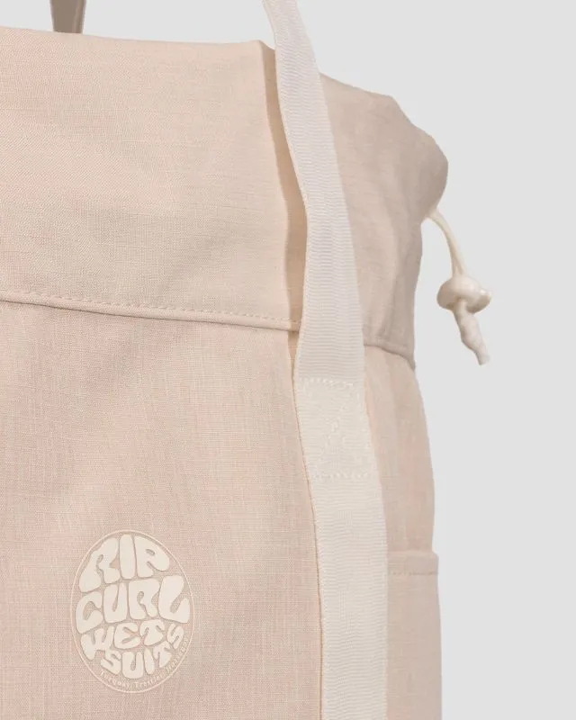 Borsa beige in tela unisex Rip Curl Surf Series Sand Free 30L Tote