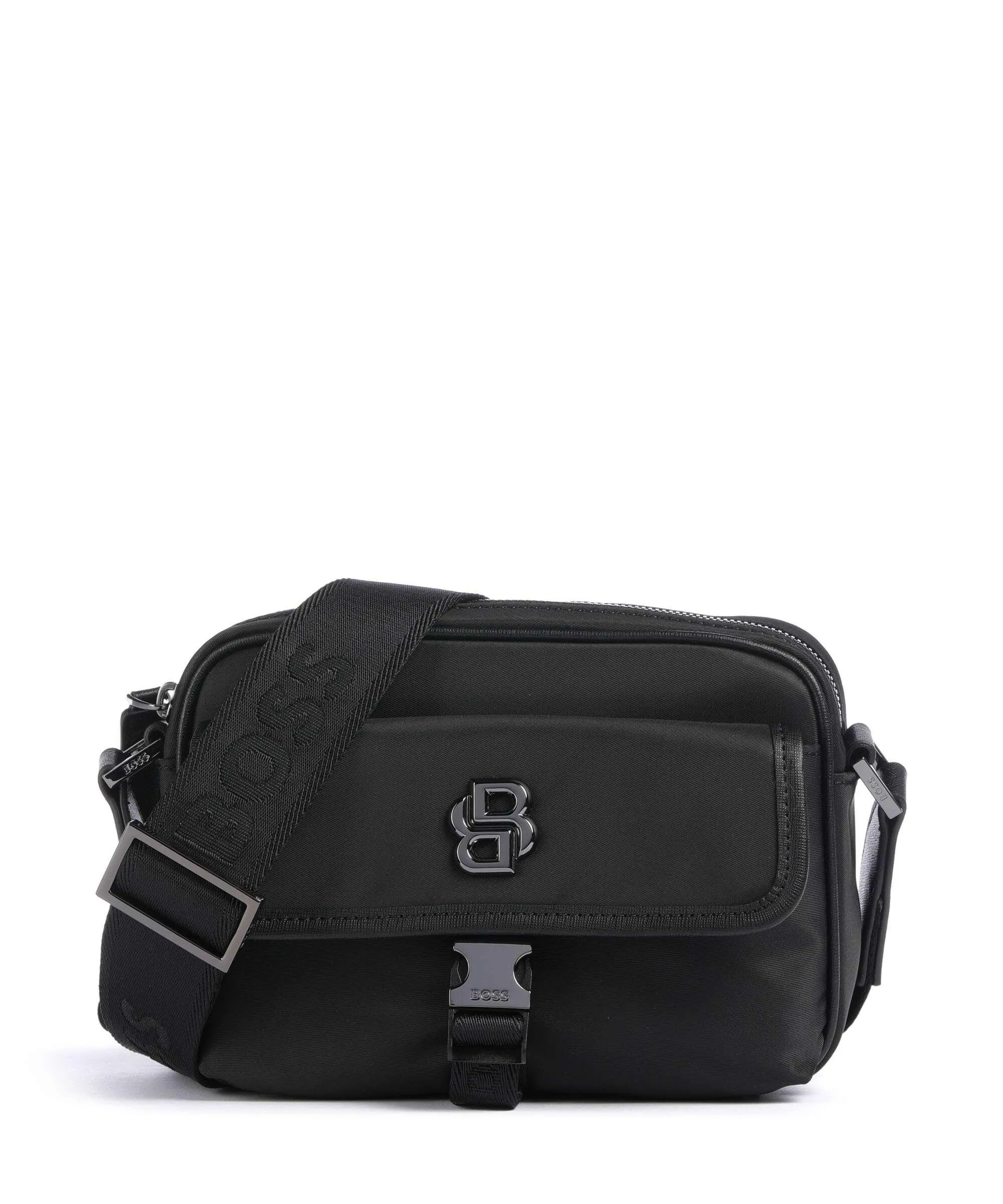  BOSS B Icon Borsa a tracolla poliestere riciclato nero  