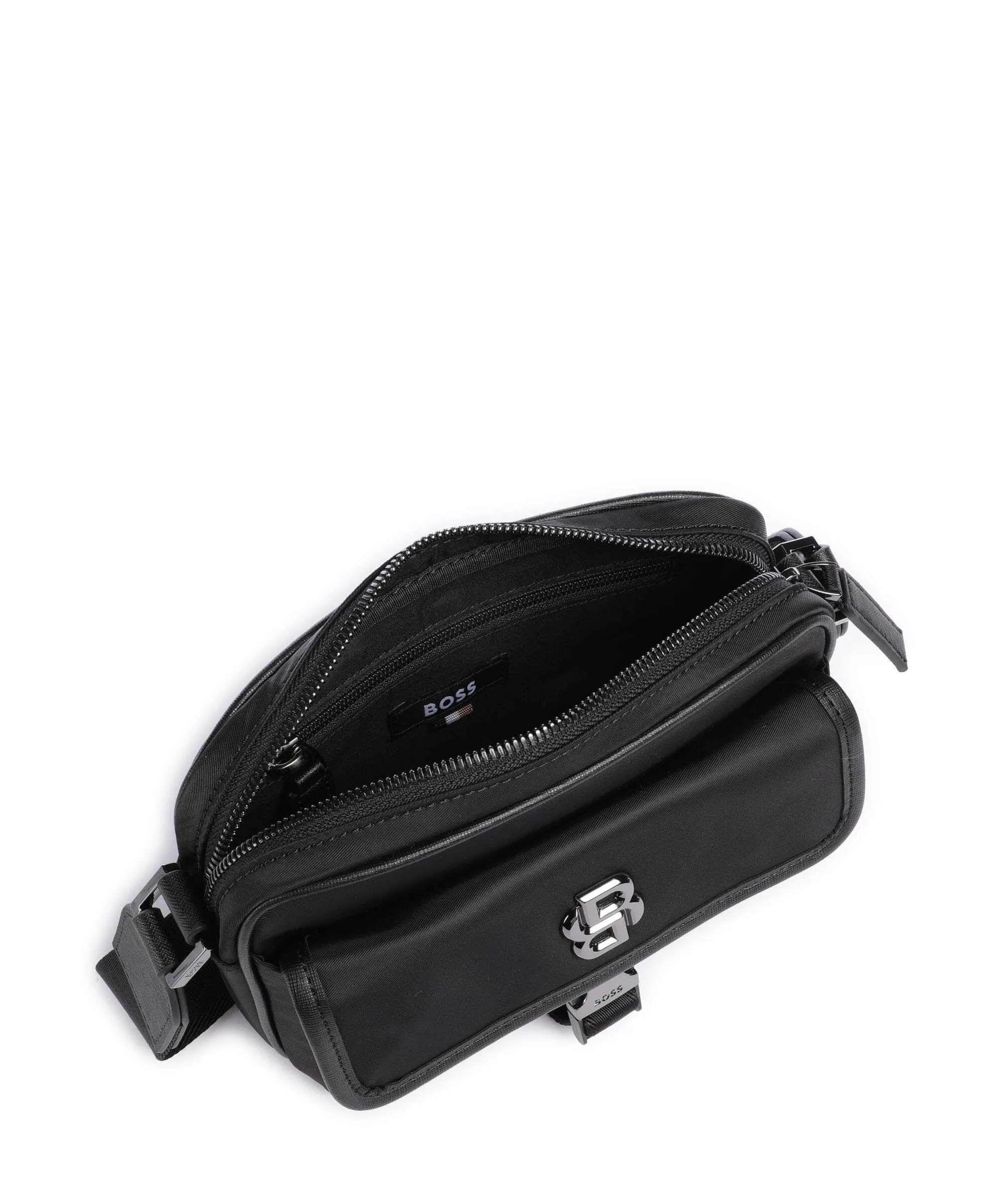  BOSS B Icon Borsa a tracolla poliestere riciclato nero  