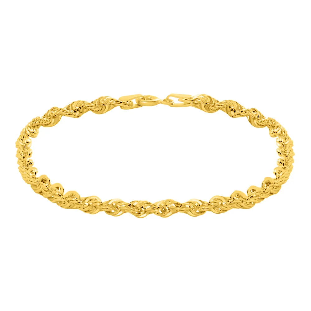 Bracciale Catena Colette Oro Giallo 375/1000 Maglia Corda 18 cm 1426734