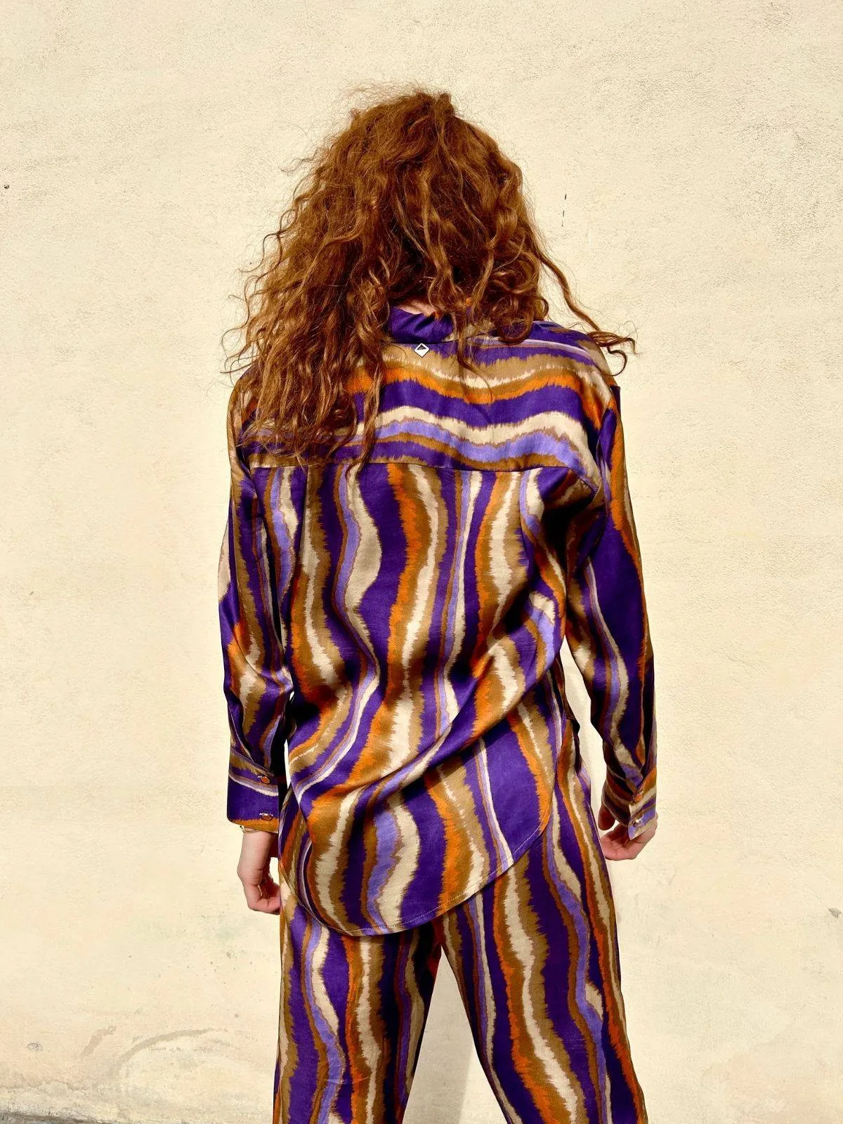 Camicia in fantasia “onde”