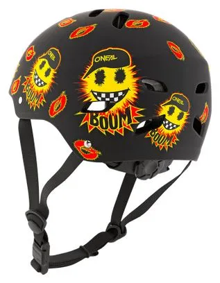 Casco per bambini O'Neal Dirt Lid Emoji nero / giallo