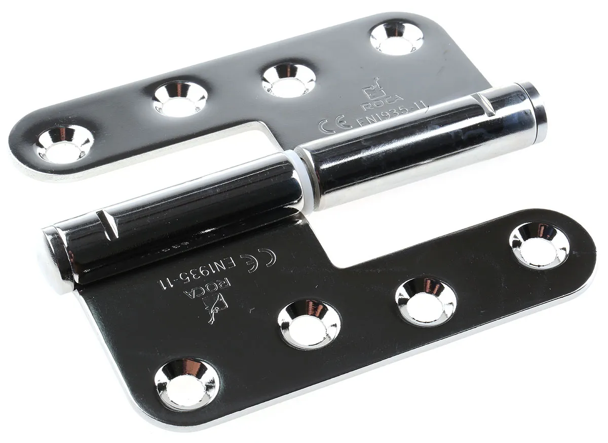 Cerniera a bandiera Cerniera a bandiera ROCA, in Acciaio inox, 110mm x 98mm x 3mm, Oscillazione libera