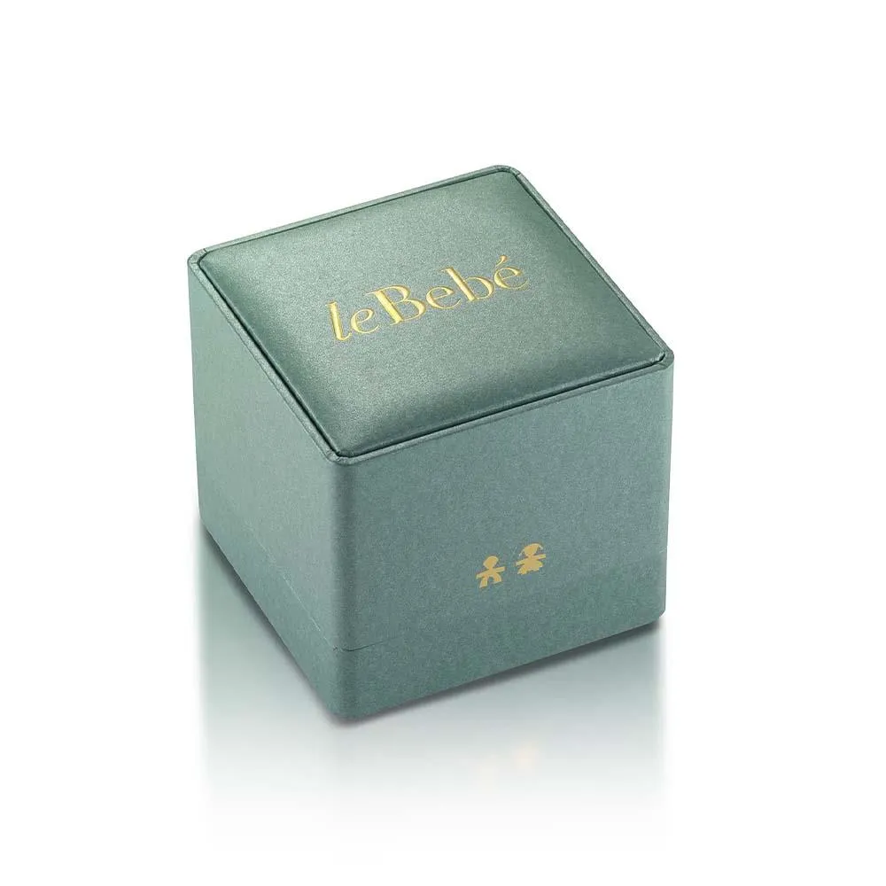 Ciondolo leBebe LBB067 Classici bimba oro rosa cuore diamanti ct 0,03