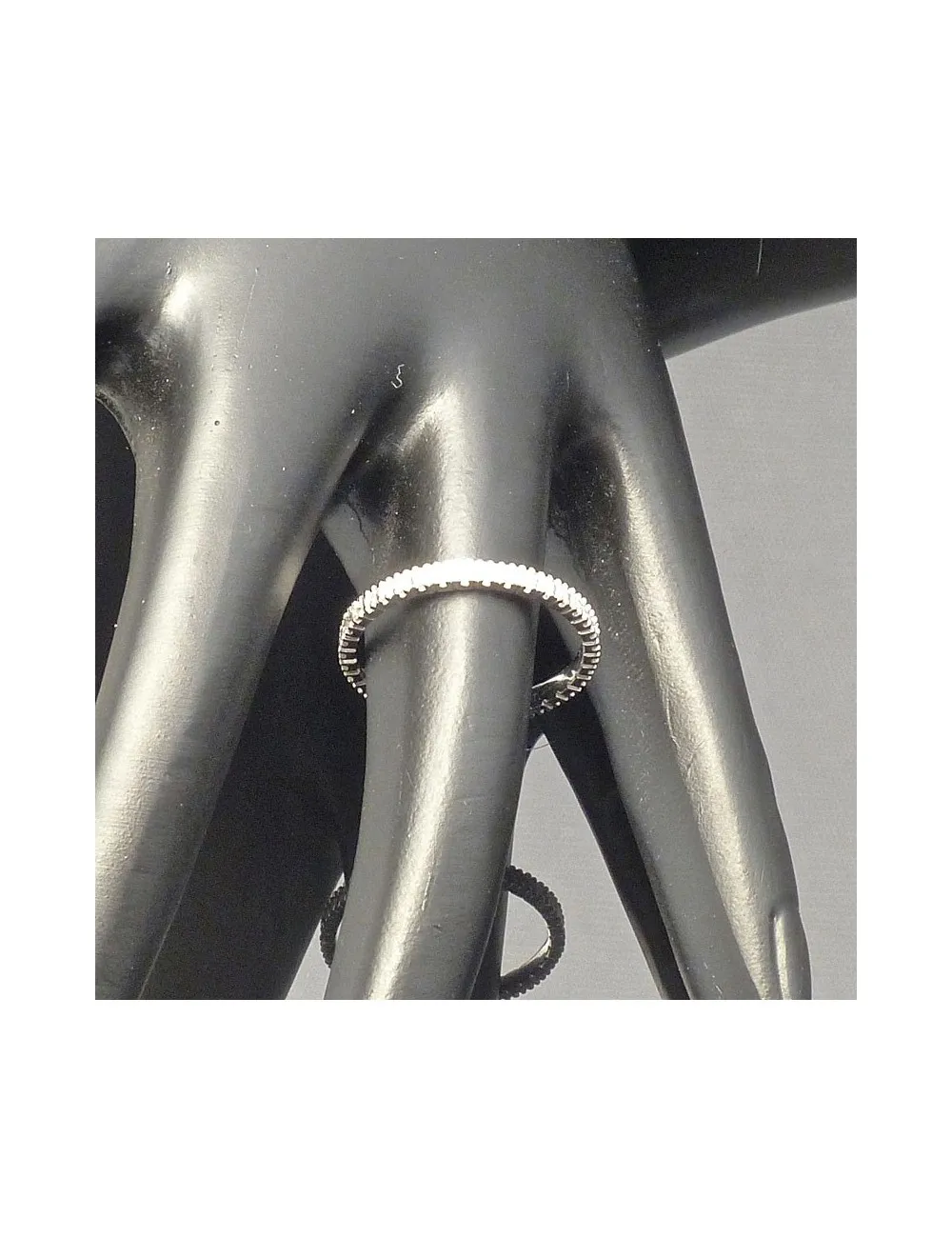 Eternity in oro bianco con Diamanti taglio Brillante ct.0,39