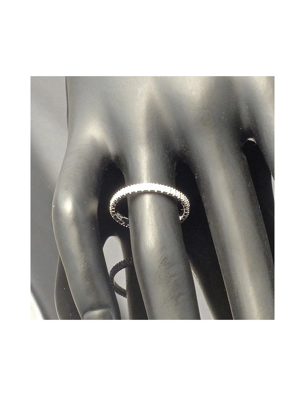 Eternity in oro bianco con Diamanti taglio Brillante ct.0,39