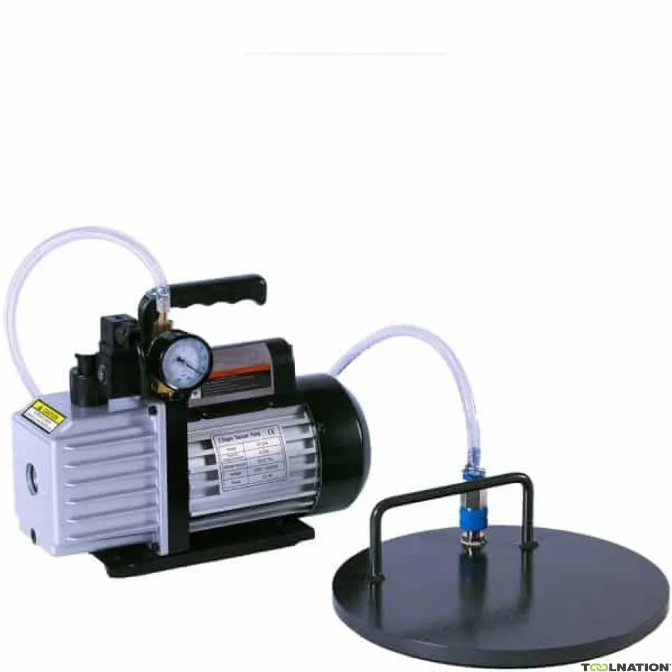 Euroboor 37512110001004 VAC.810 110V Set di piastre per vuoto rotonde, 110 V, UK