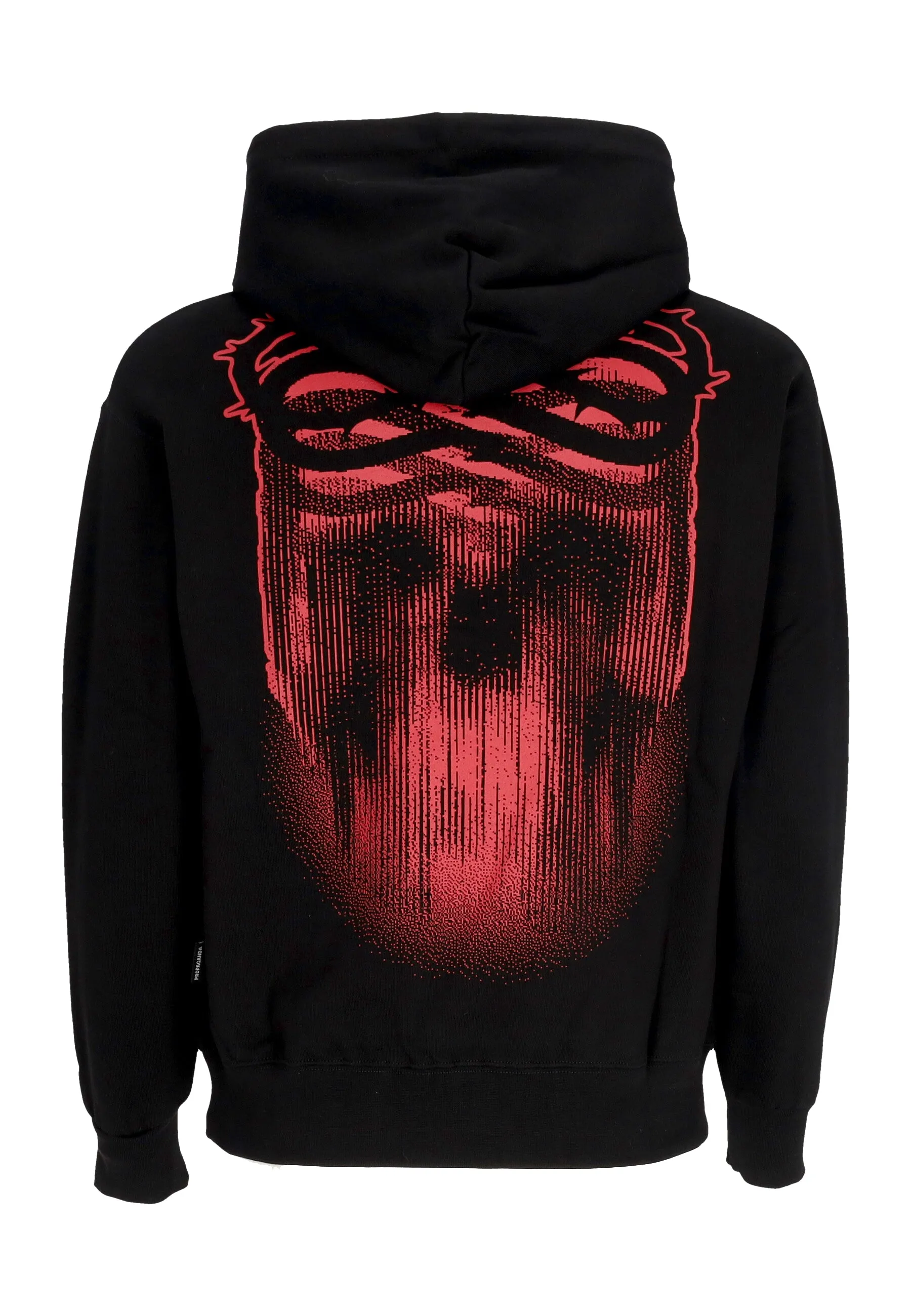 Felpa Cappuccio Uomo Ribs Crown Hoodie Black