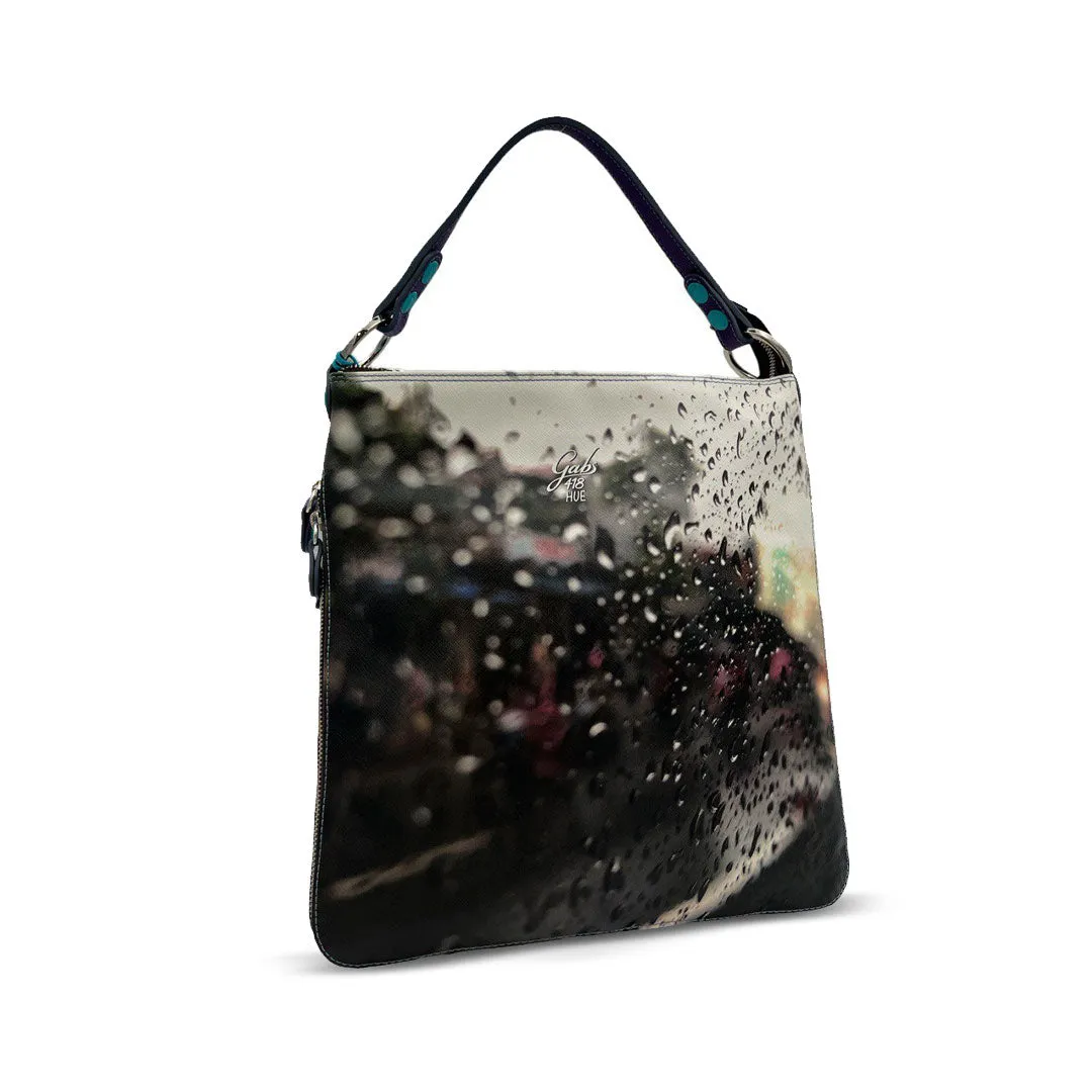 Gabs Borsa Kirsten Shopping Ruga Medium Stampa Gocce S0418