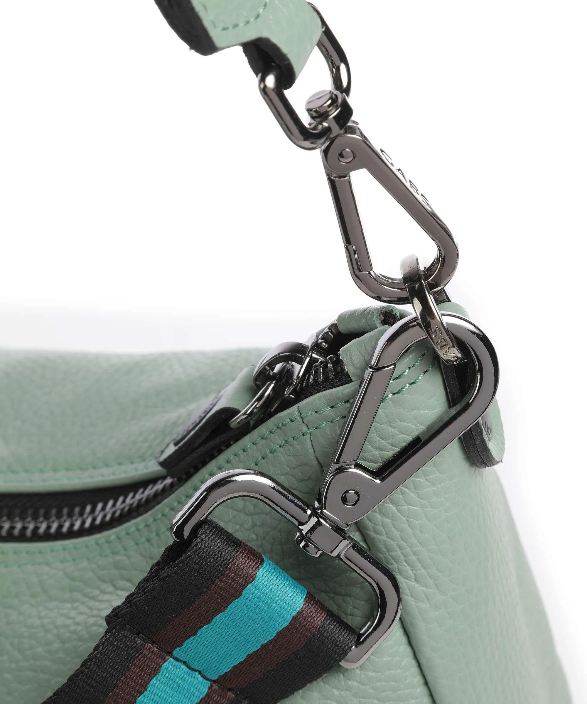  Gabs Isabel M Borsa hobo pelle di vitello grana verde  