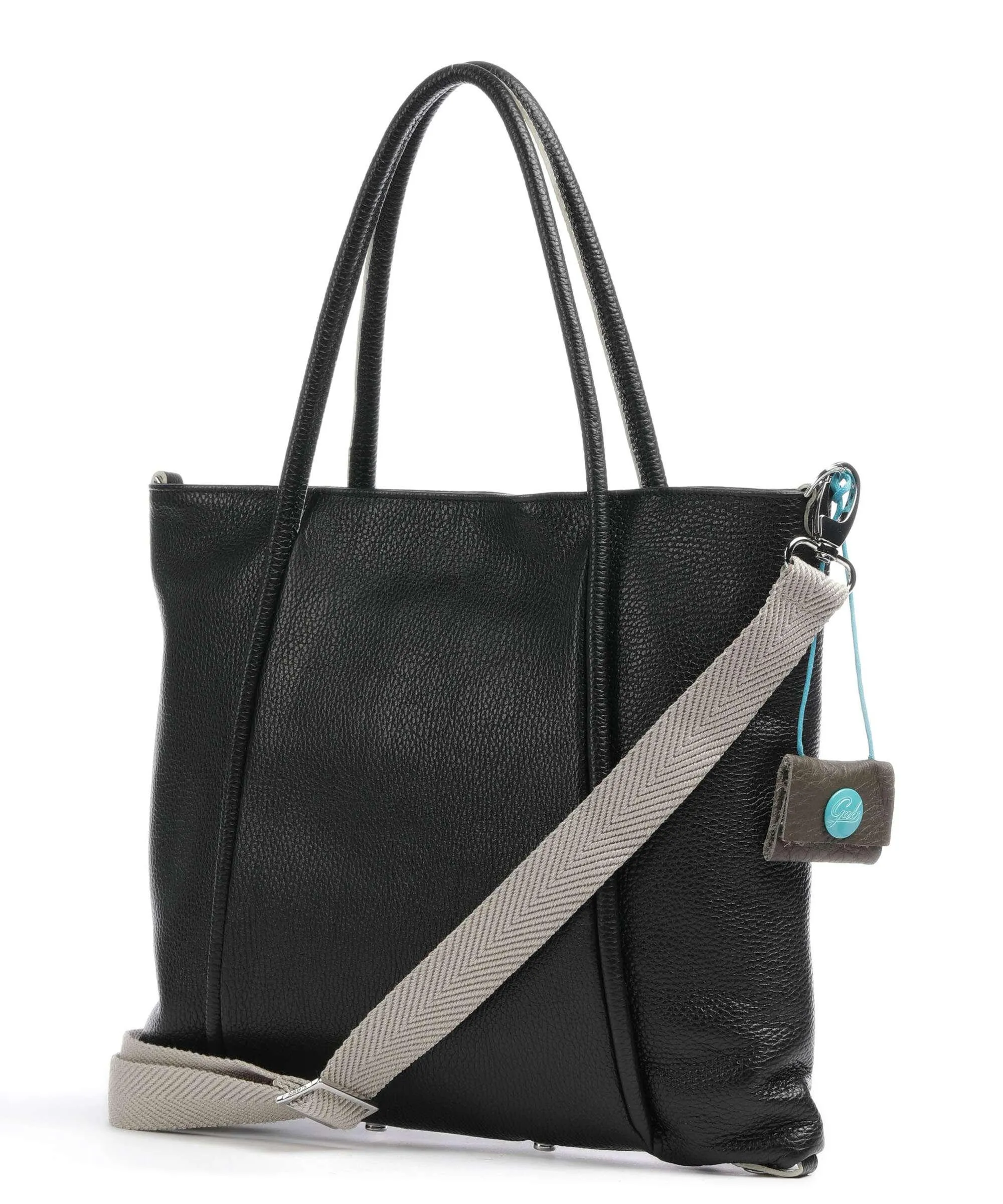  Gabs Lydia M Borsa shopper pelle di vitello grana nero  