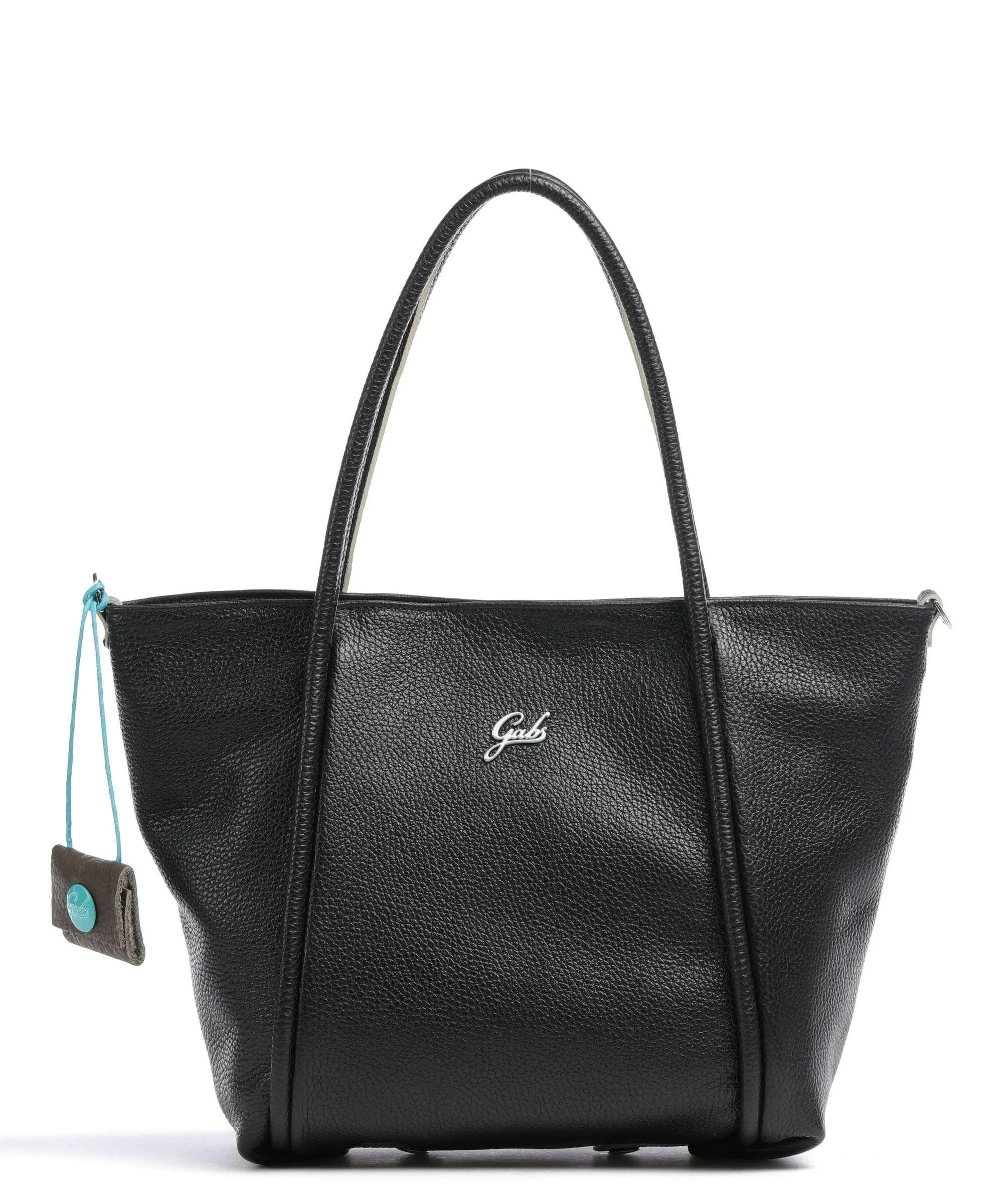  Gabs Lydia M Borsa shopper pelle di vitello grana nero  