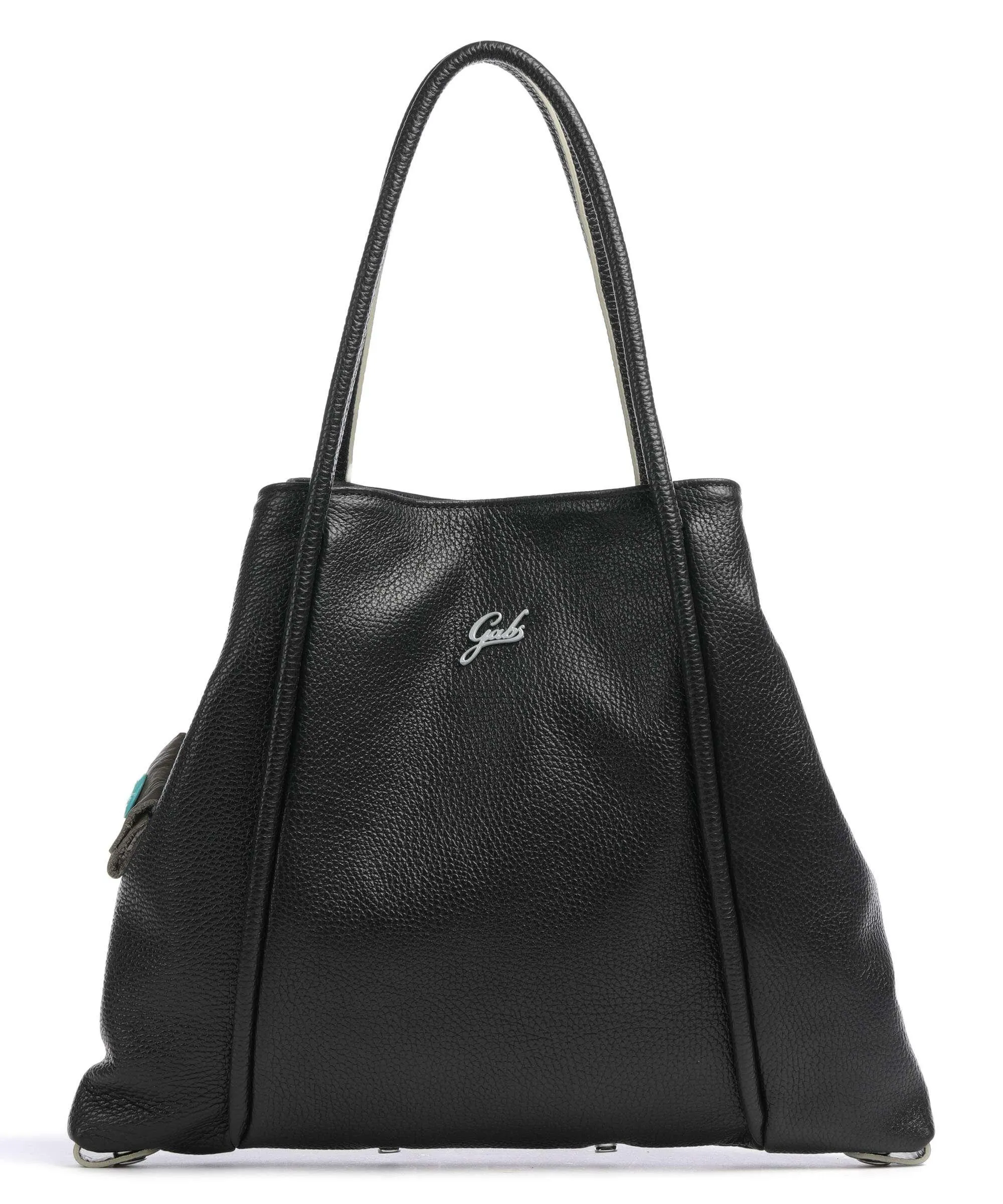  Gabs Lydia M Borsa shopper pelle di vitello grana nero  
