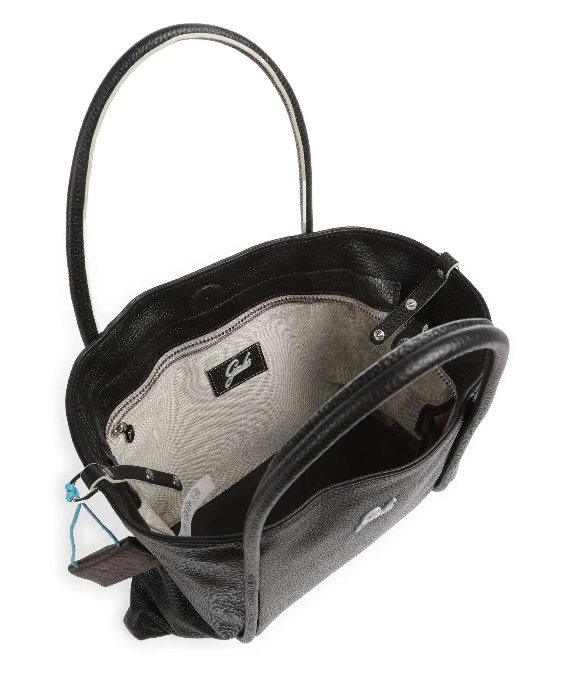  Gabs Lydia M Borsa shopper pelle di vitello grana nero  