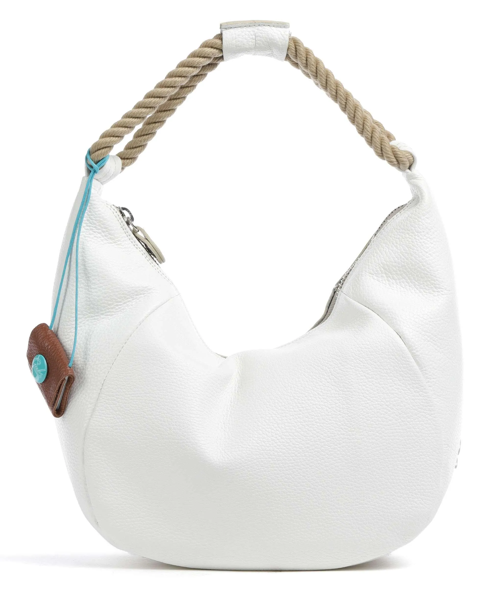  Gabs Penelope M Borsa hobo pelle di vitello grana bianco  