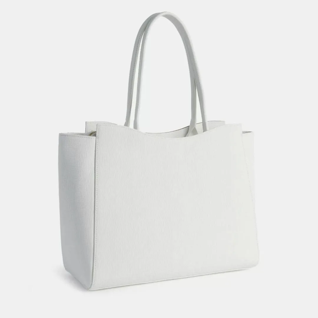 Geo Cool borsa shopping Bianca