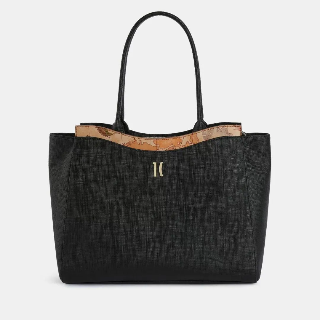 Geo Cool borsa shopping Bianca