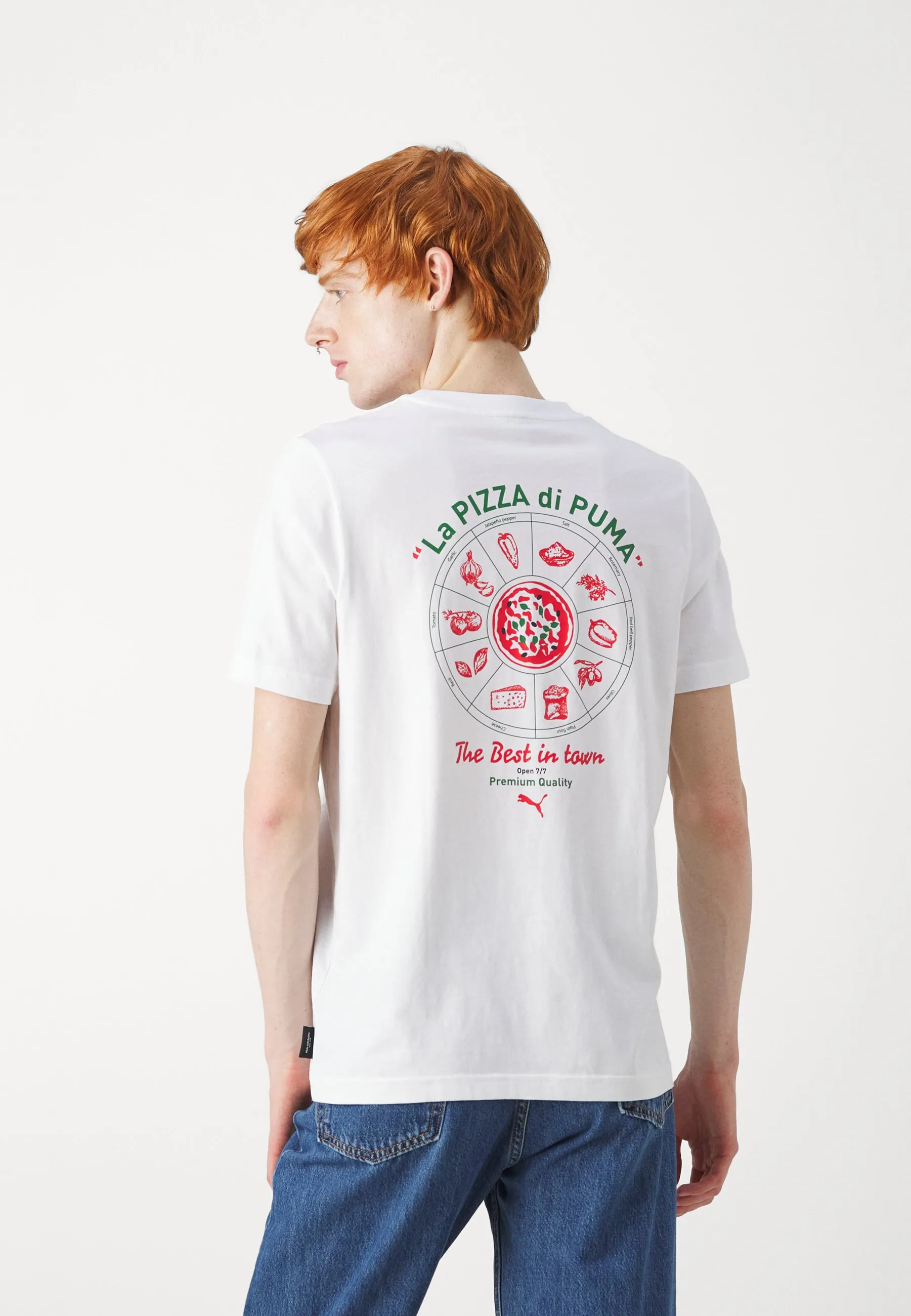 GRAPHICS PIZZA TEE - T-shirt con stampa