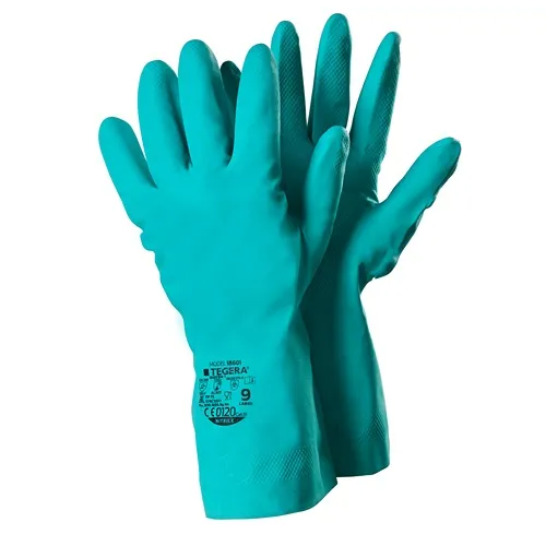 Guanti da lavoro Tegera TEGERA, Tg. 10, in Nitrile, col. Verde