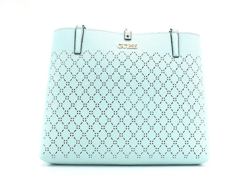 GUESS Amara Socety Carryall Borsa Traforata Azzrurro Surf XG849310