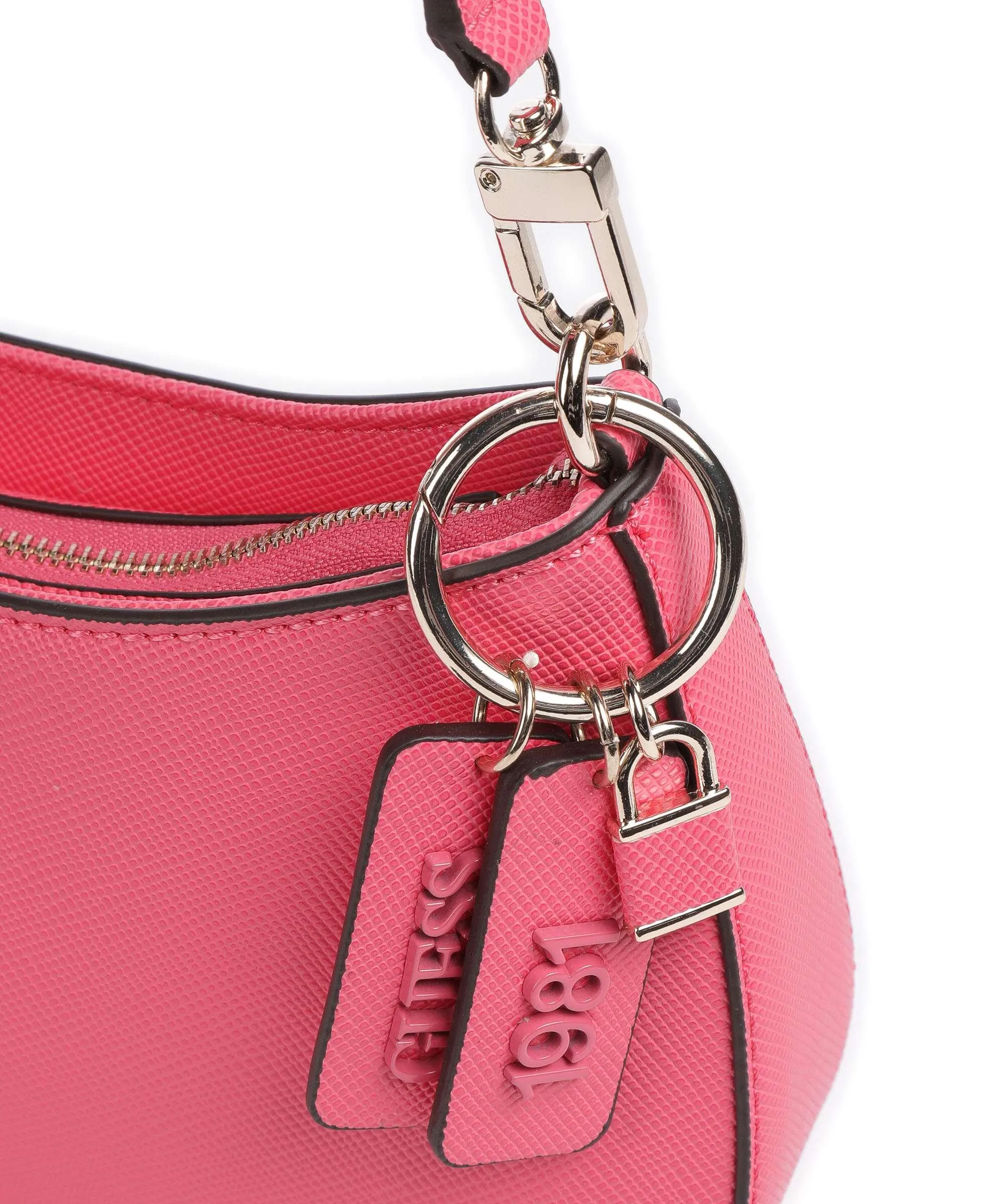  Guess Noelle Borsa a spalla pelle sintetica magenta  
