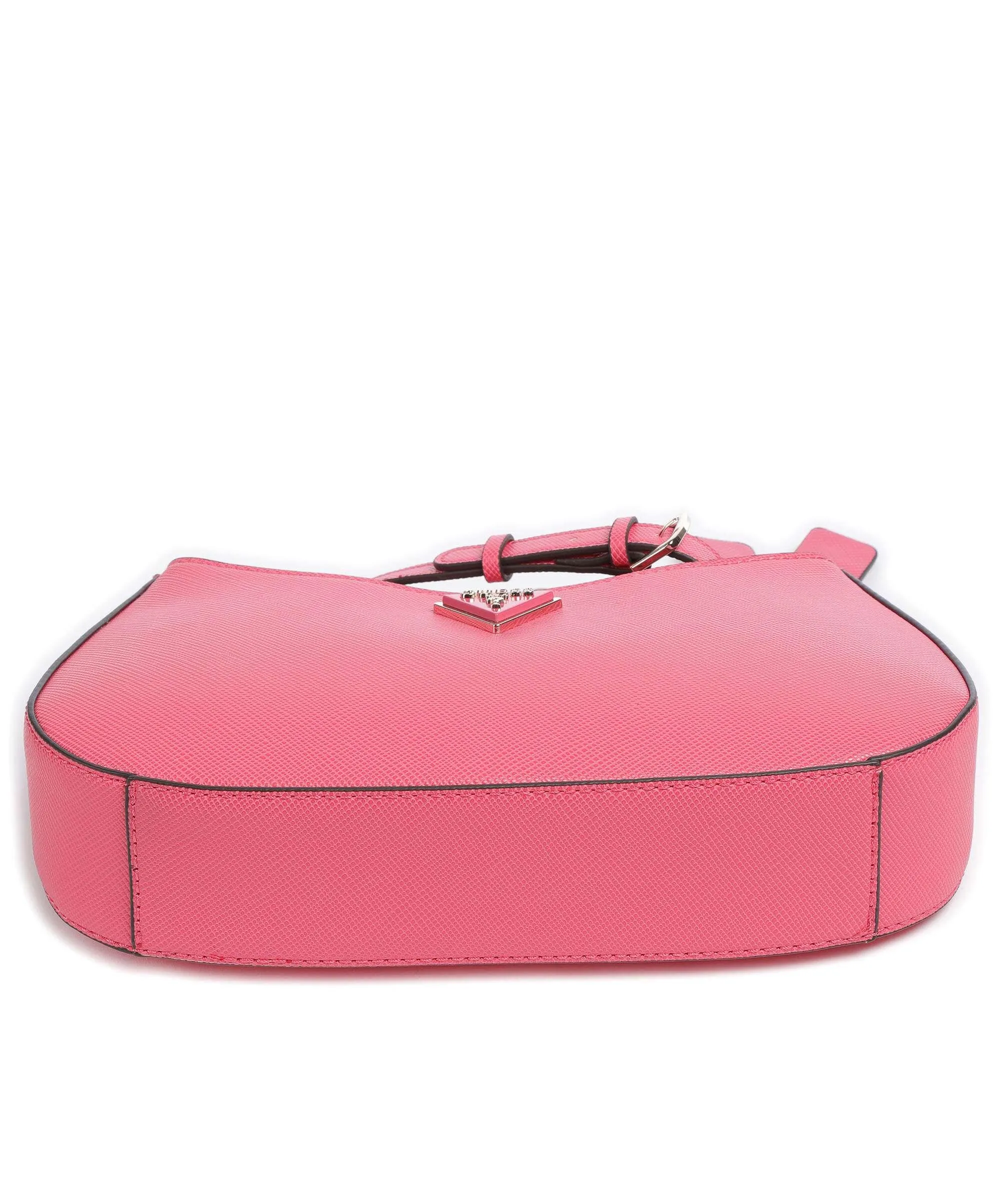  Guess Noelle Borsa a spalla pelle sintetica magenta  