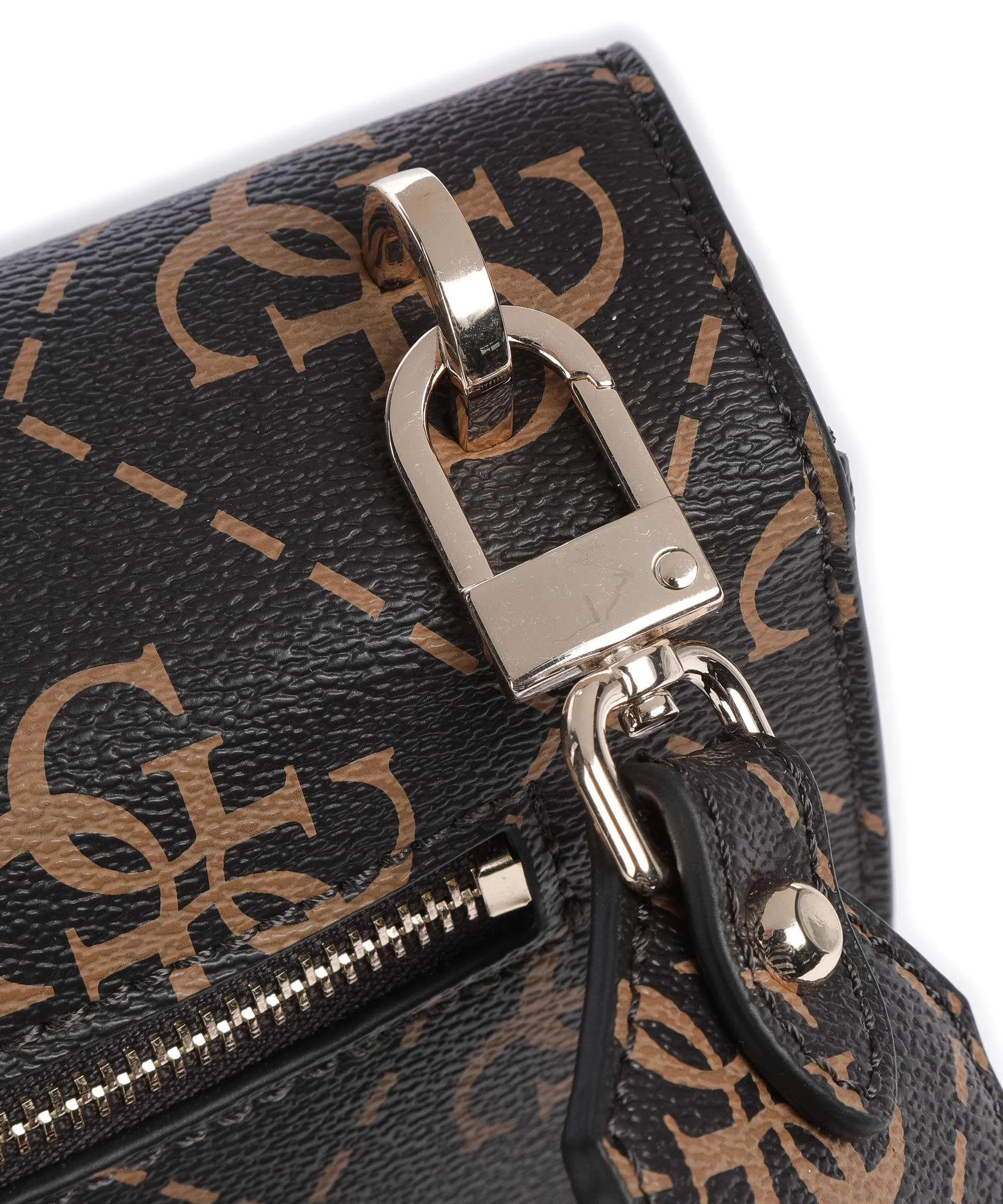  Guess Rea Borsa a tracolla pelle sintetica marrone scuro  