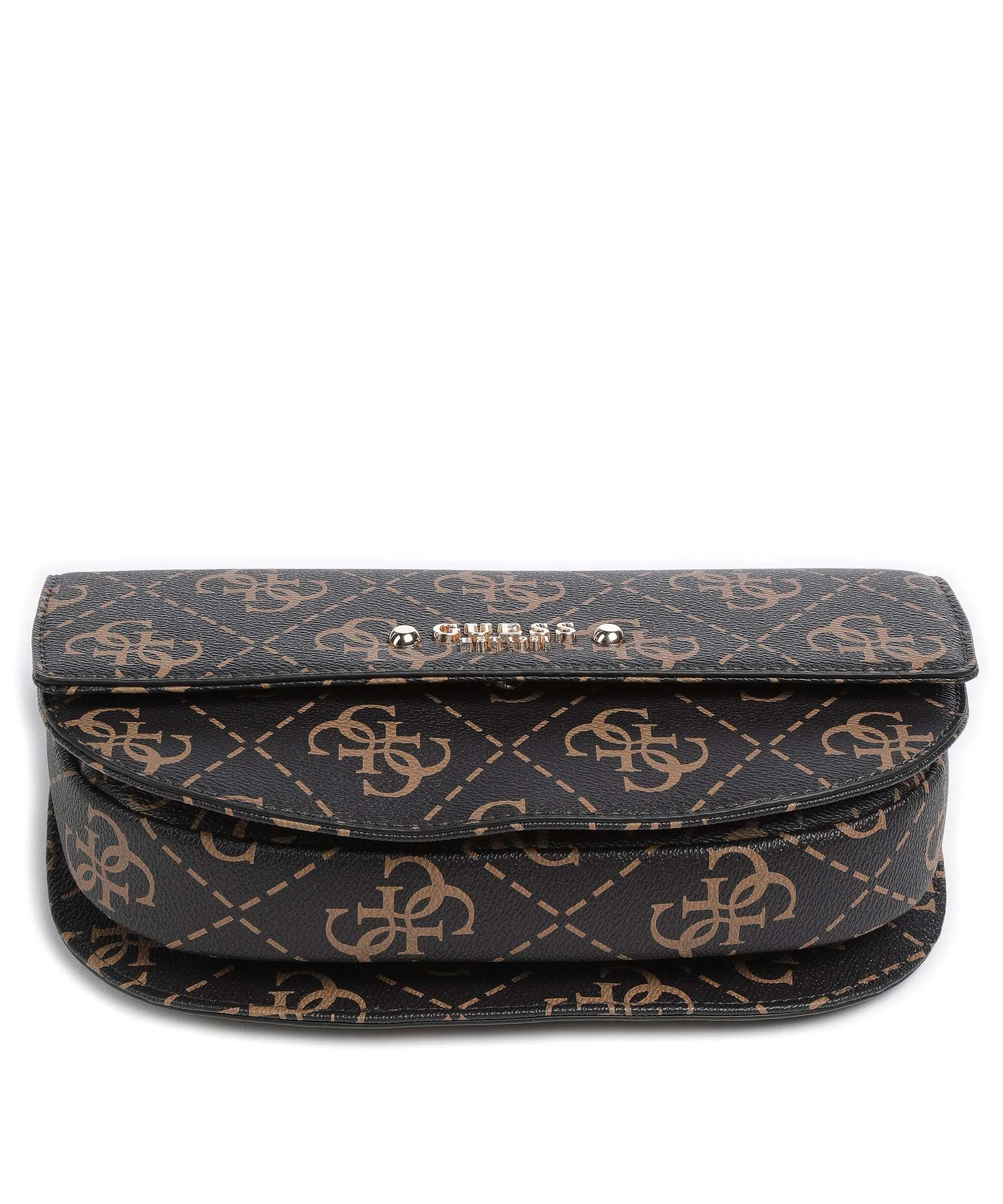  Guess Rea Borsa a tracolla pelle sintetica marrone scuro  
