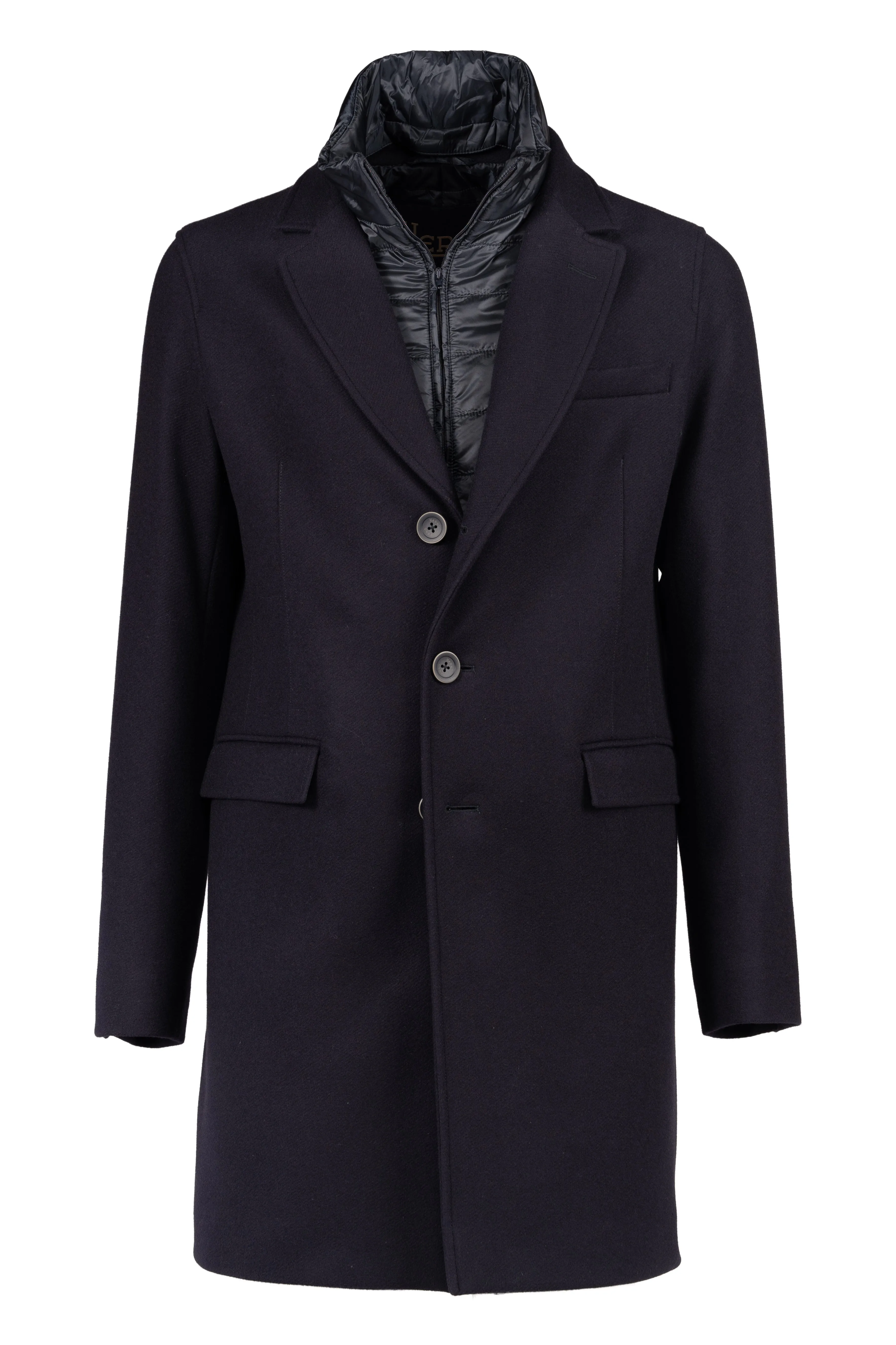 HERNO CAPPOTTO LANA DIAGONALE