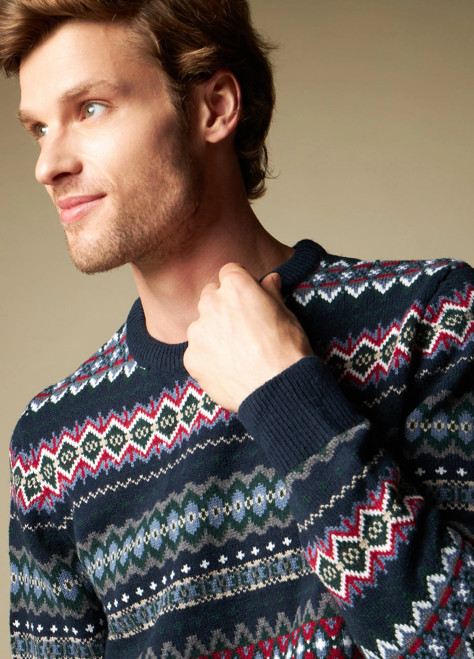 J. HART & BROS  Girocollo tricot uomo