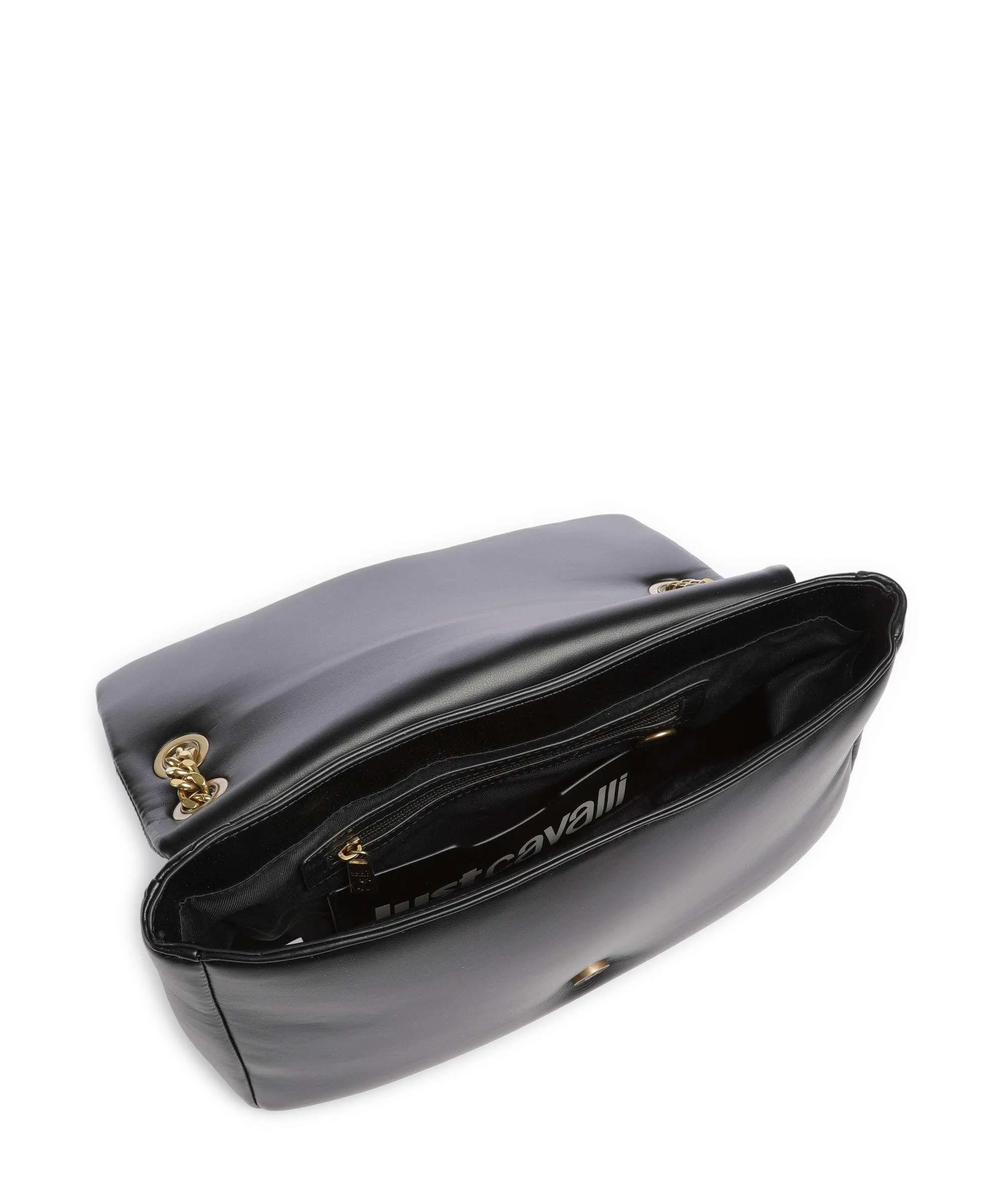  Just Cavalli Range C Style 3 Borsa a spalla pelle sintetica nero  