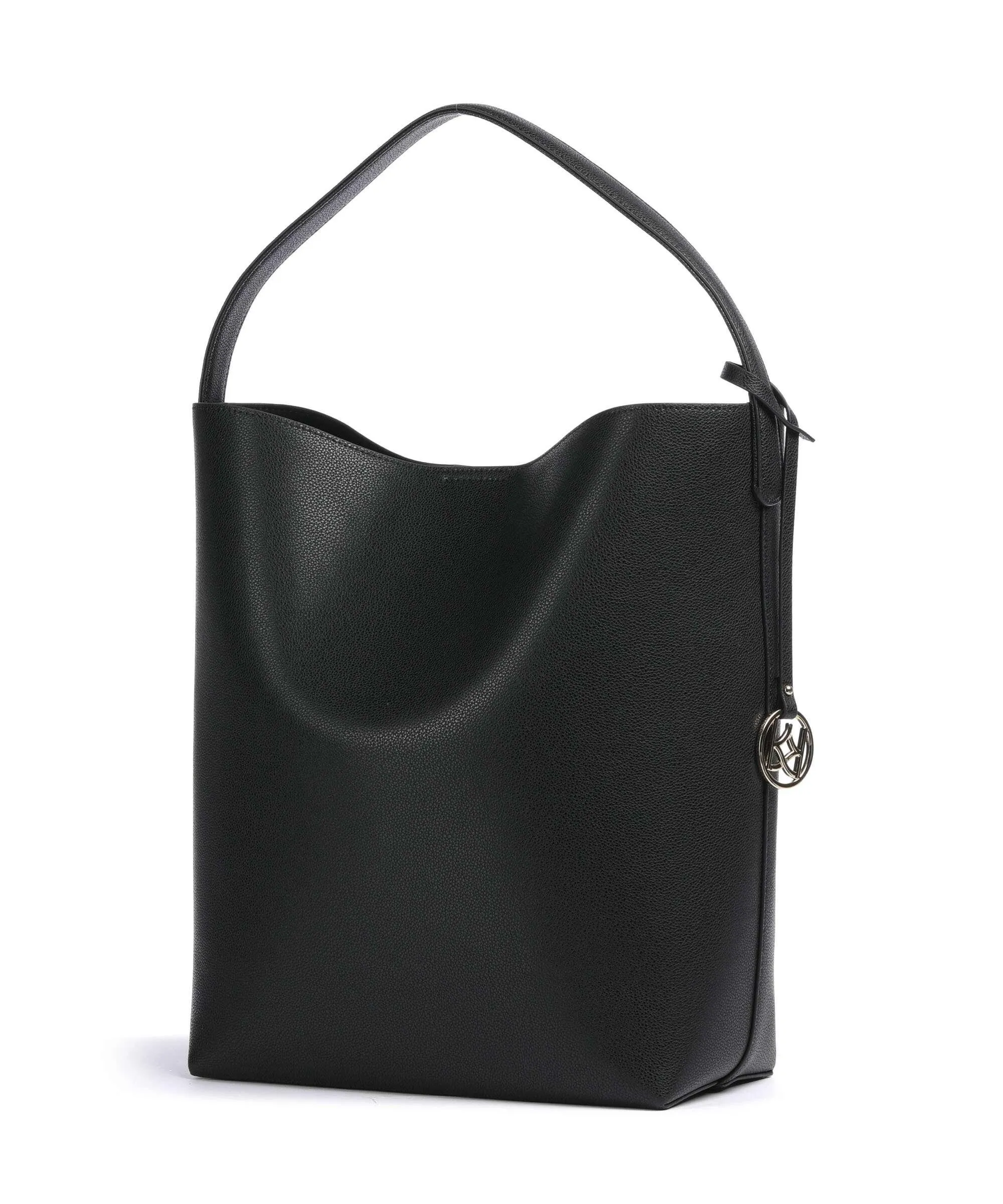  Kazar Jerriar Borsa hobo pelle granulata nero  