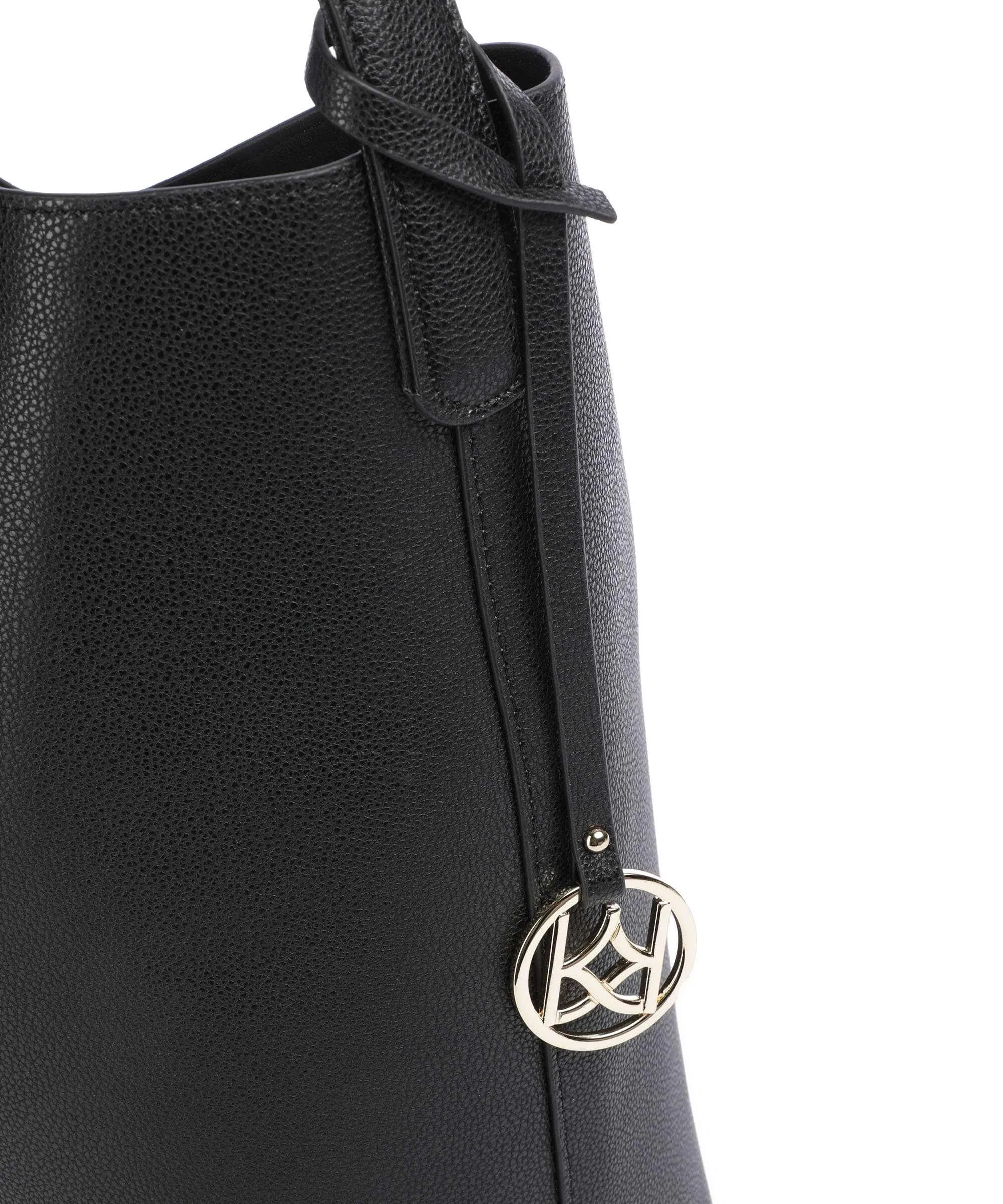  Kazar Jerriar Borsa hobo pelle granulata nero  