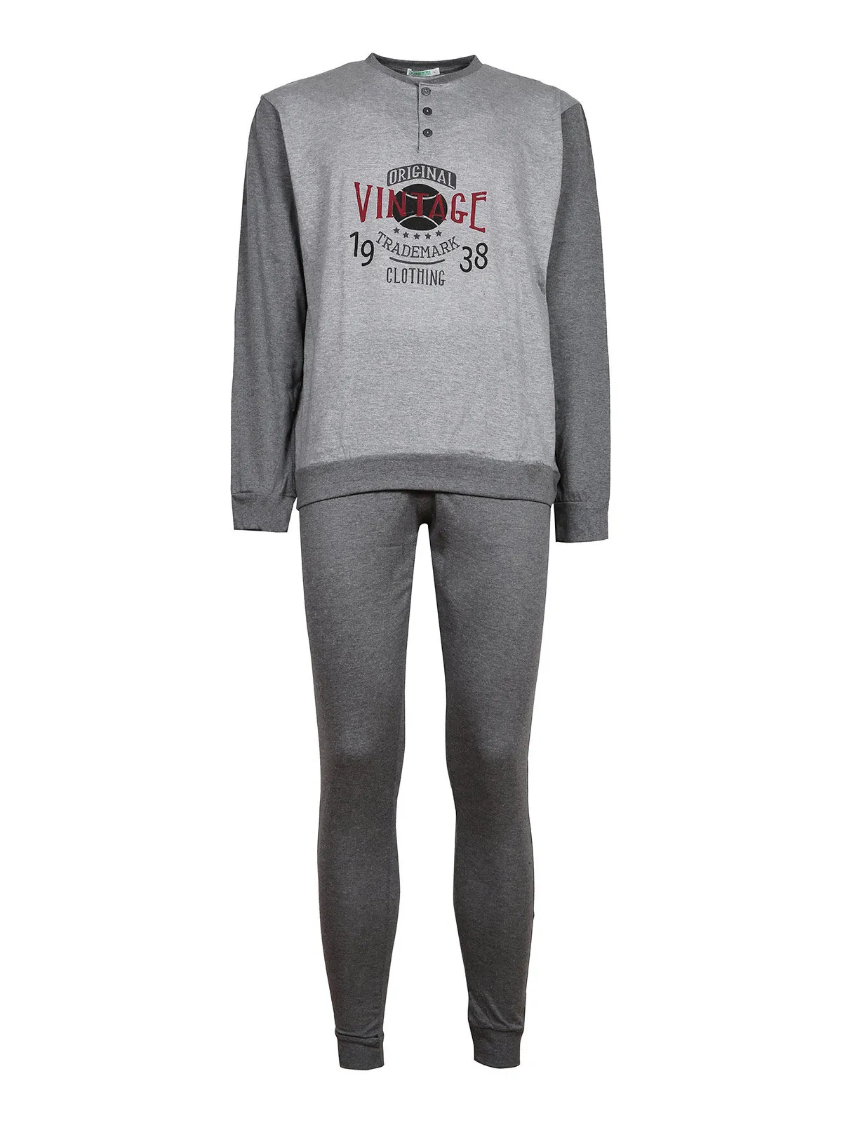 Linea Ambro Pyjama long en coton pour homme