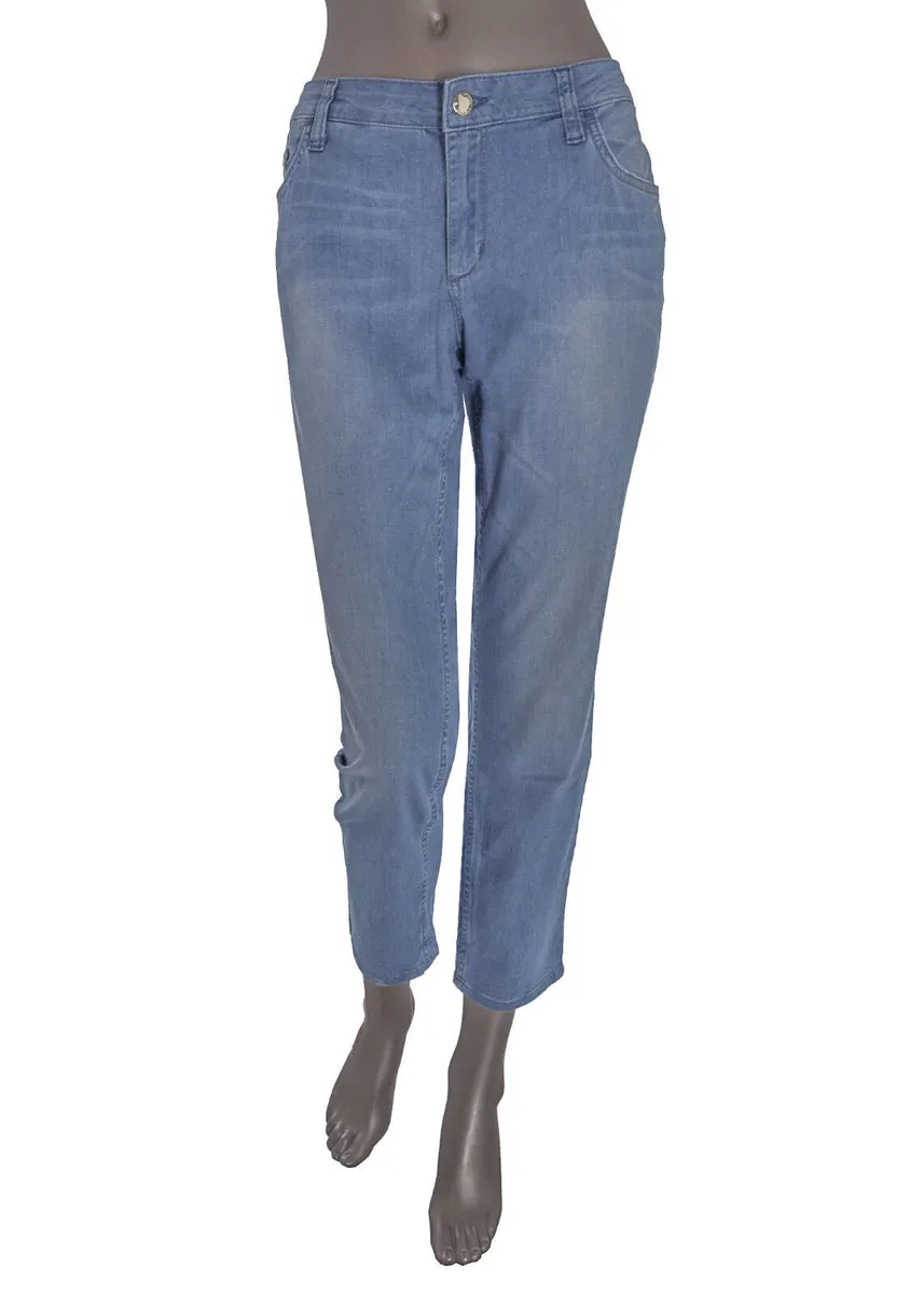 LIU JO jeans donna con logo in metallo