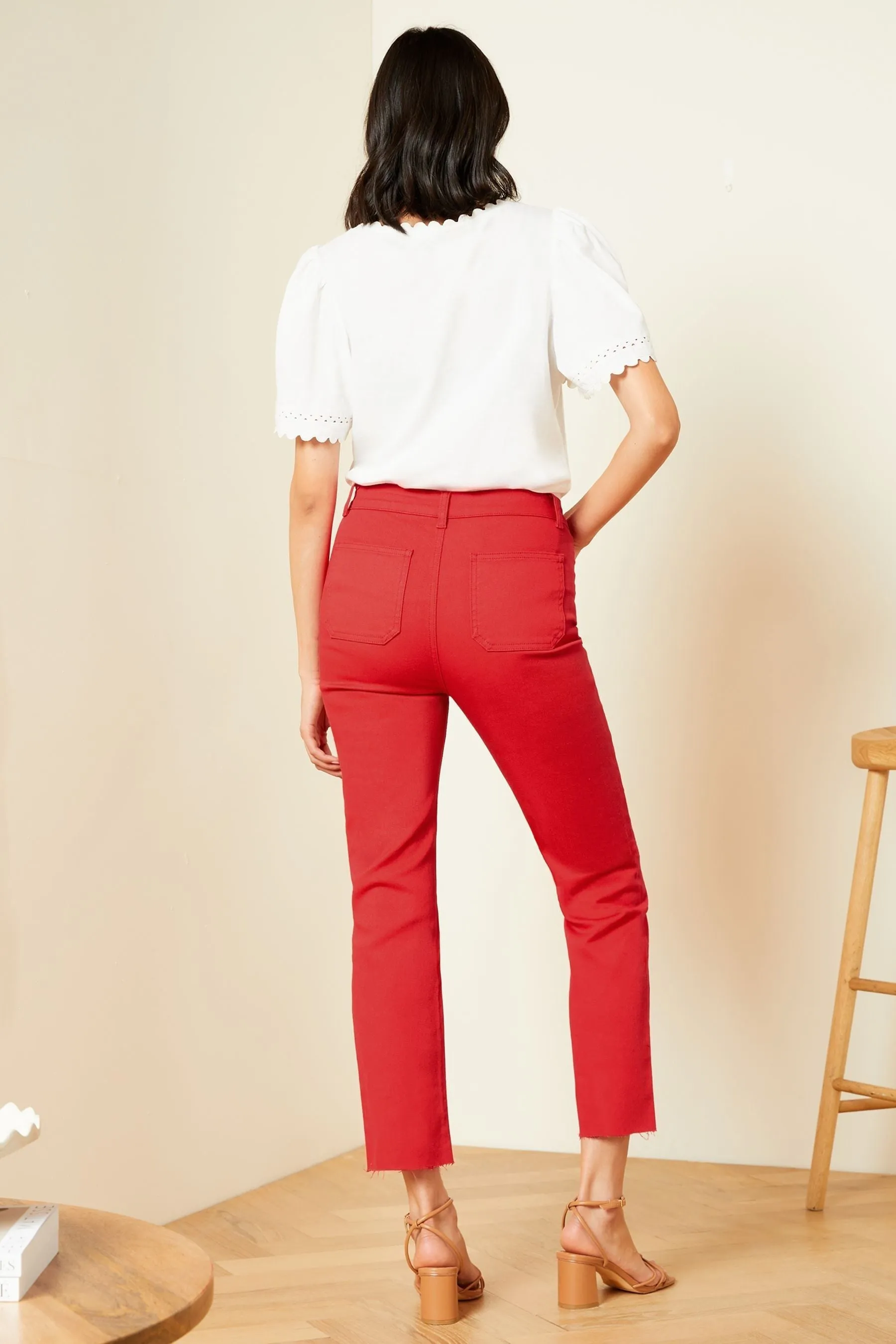 Love & Roses Slim Crop Jeans    