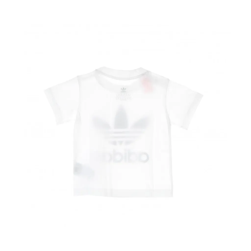 maglietta bambino trefoil tee WHITE/BLACK