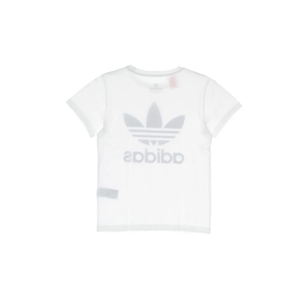 maglietta bambino trefoil tee WHITE/NIGHT SKY