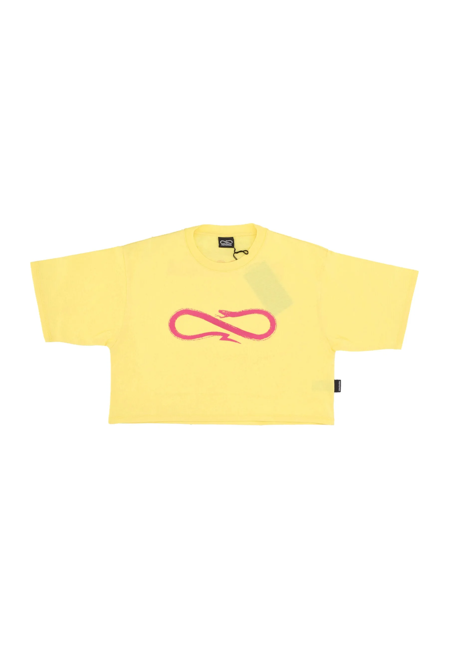 Maglietta Corta Donna W Logo Crop Top Tee Aurora