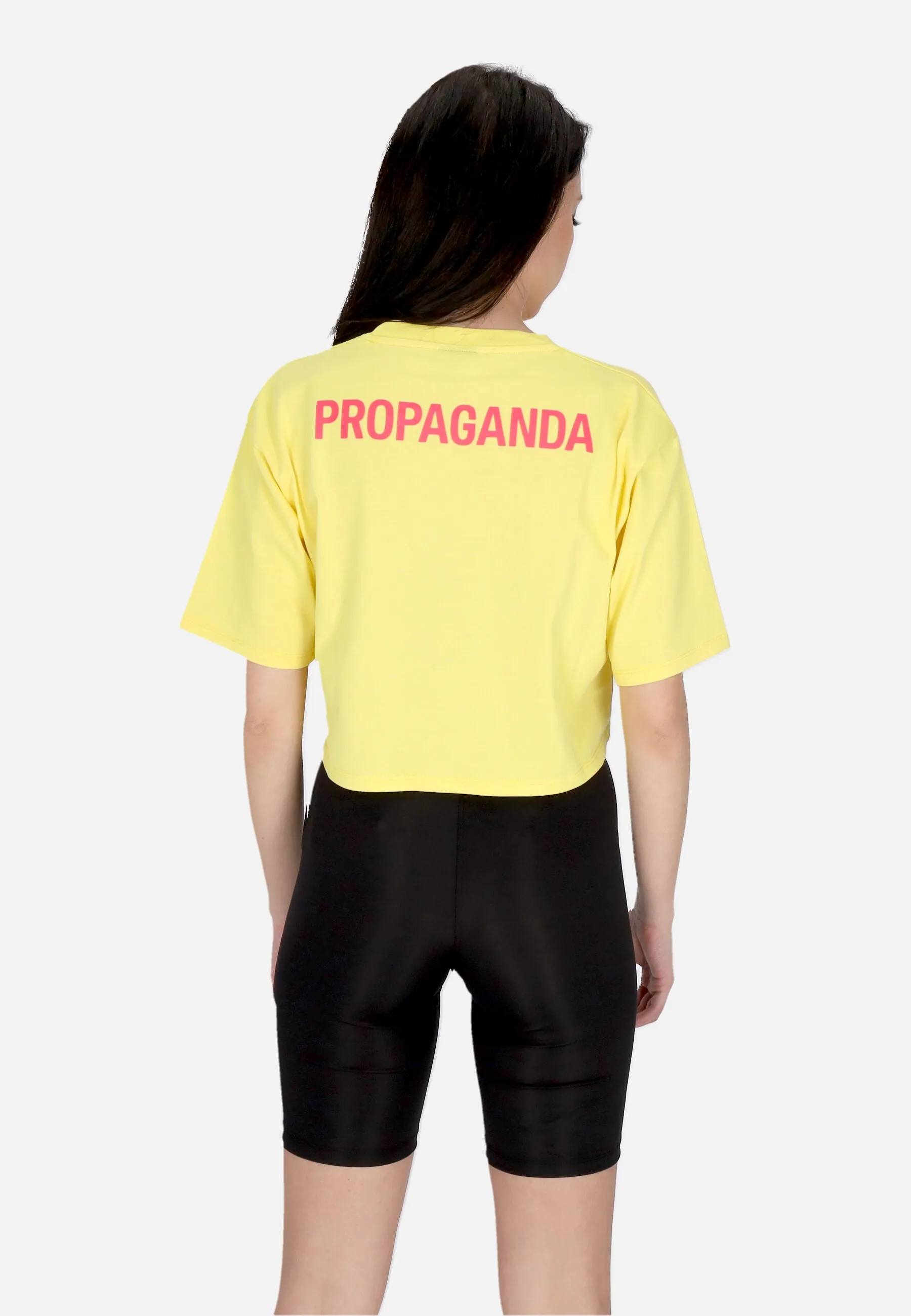 Maglietta Corta Donna W Logo Crop Top Tee Aurora
