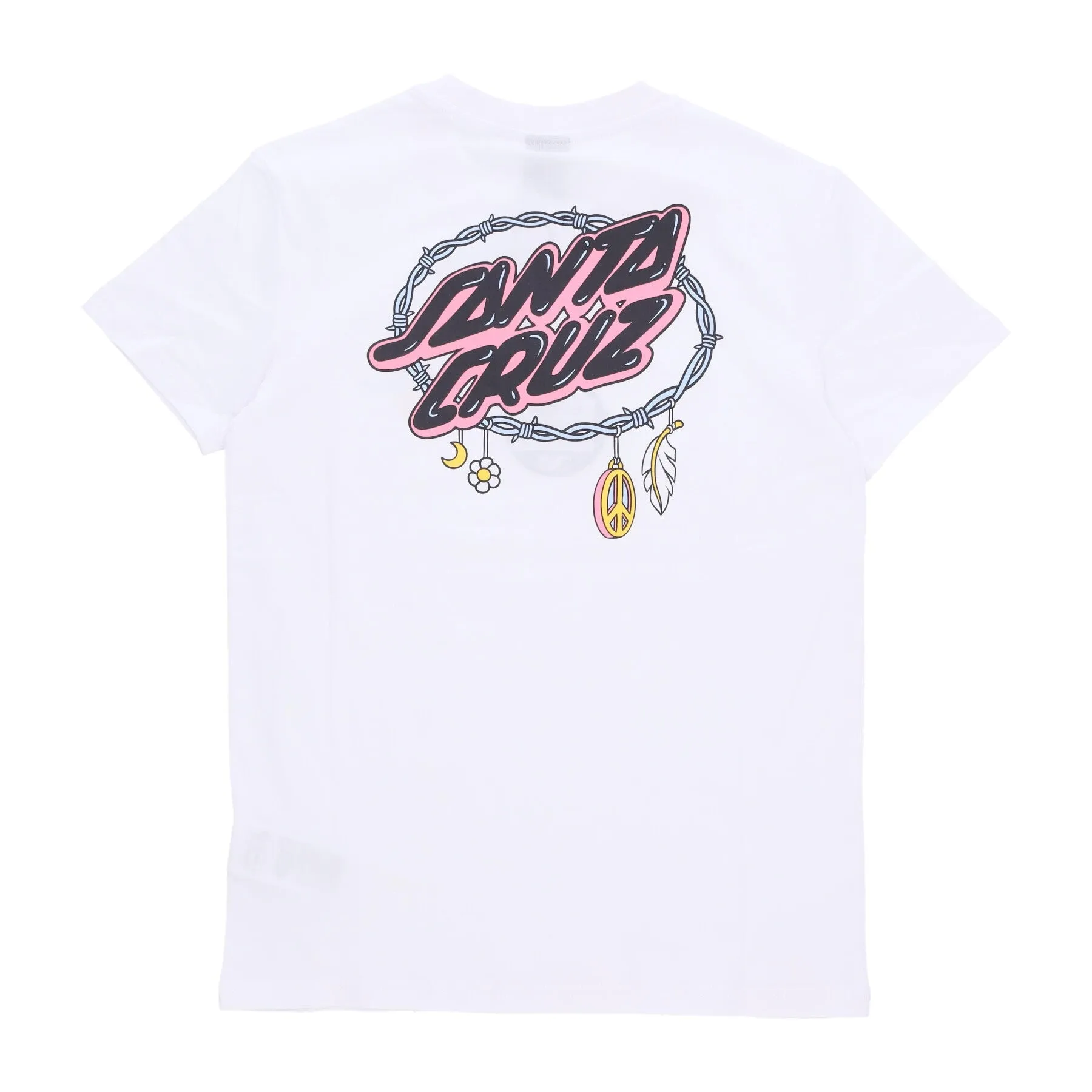 Maglietta Donna Barbed Oval Dot Tee White