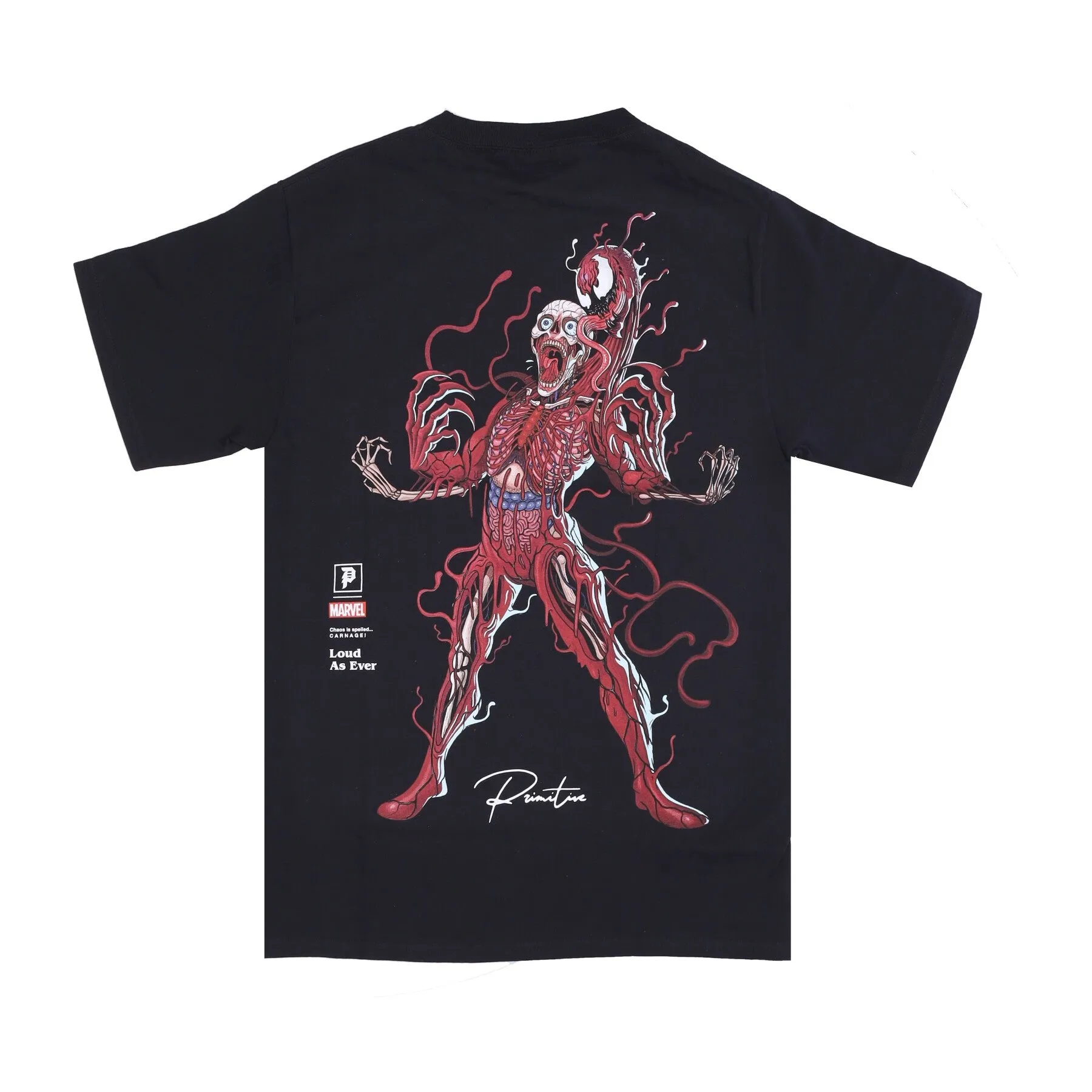 Maglietta Uomo Carnage Tee X Marvel X Nychos Black