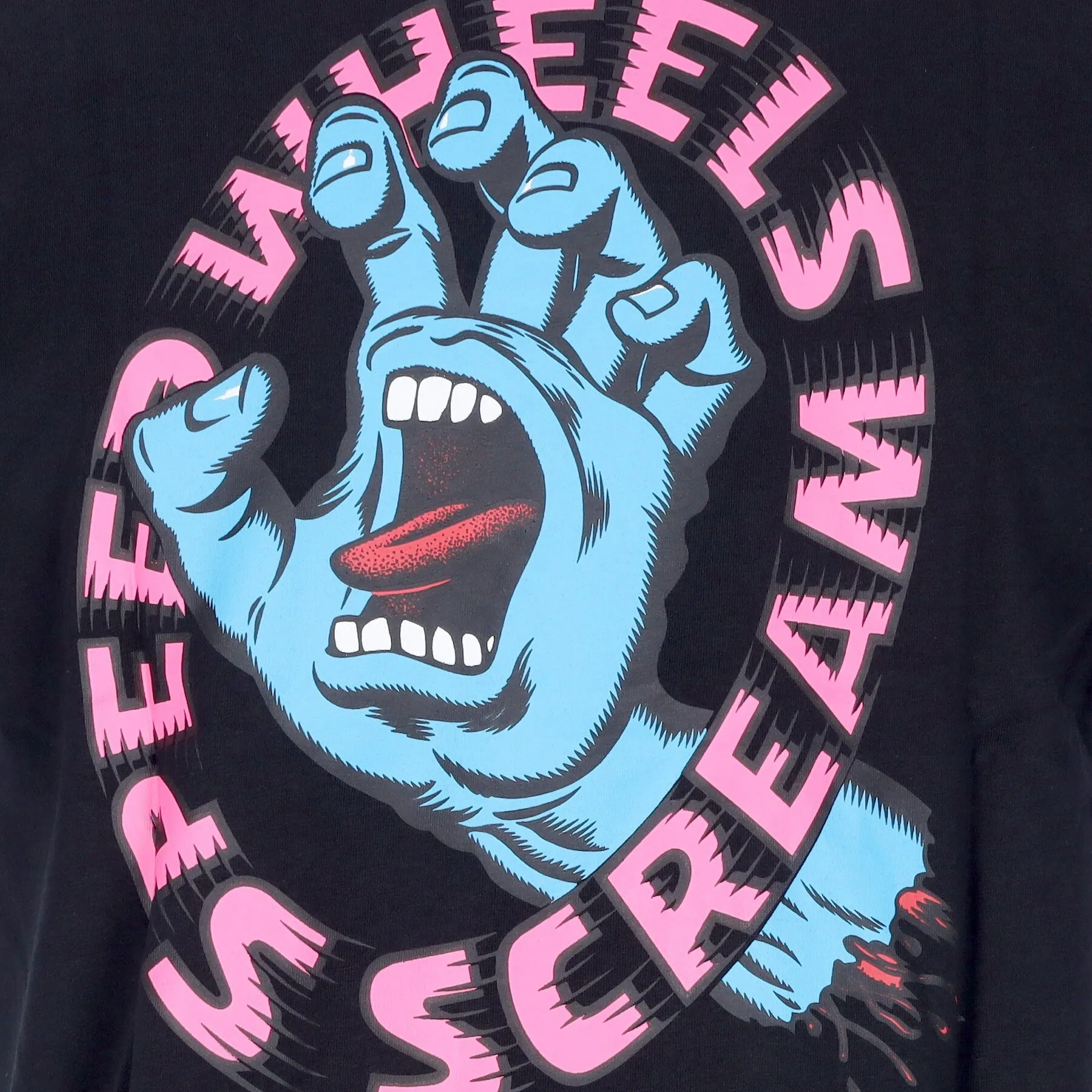 Maglietta Uomo Speed Wheels Scream Tee Black