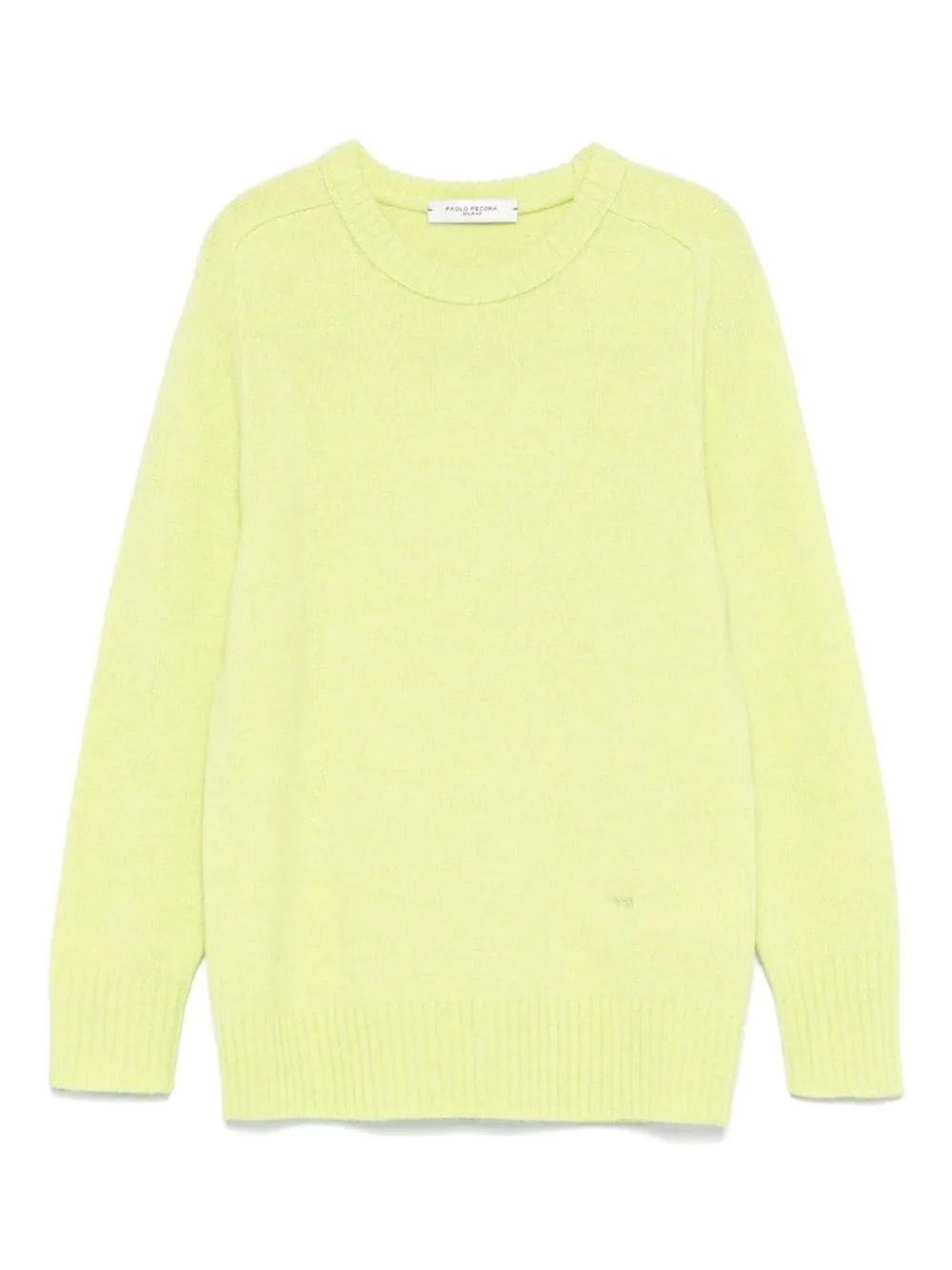 Maglione pesante per bambino Paolo Pecora Kids giallo con girocollo