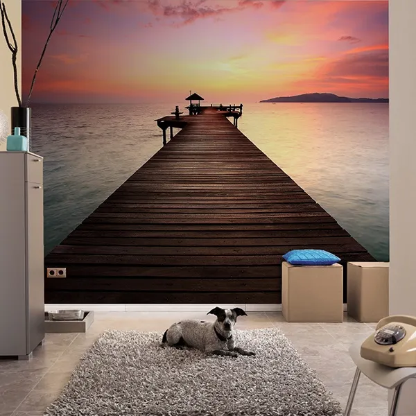 Molo orientale al tramonto - MURALES